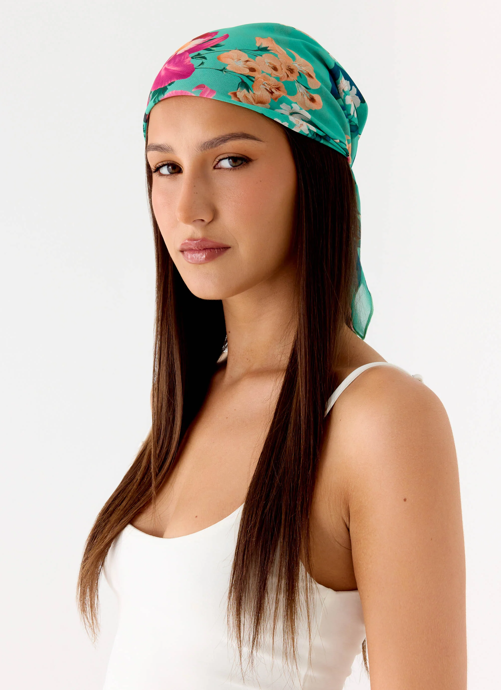 Graciela Head Scarf - Jungle Bloom