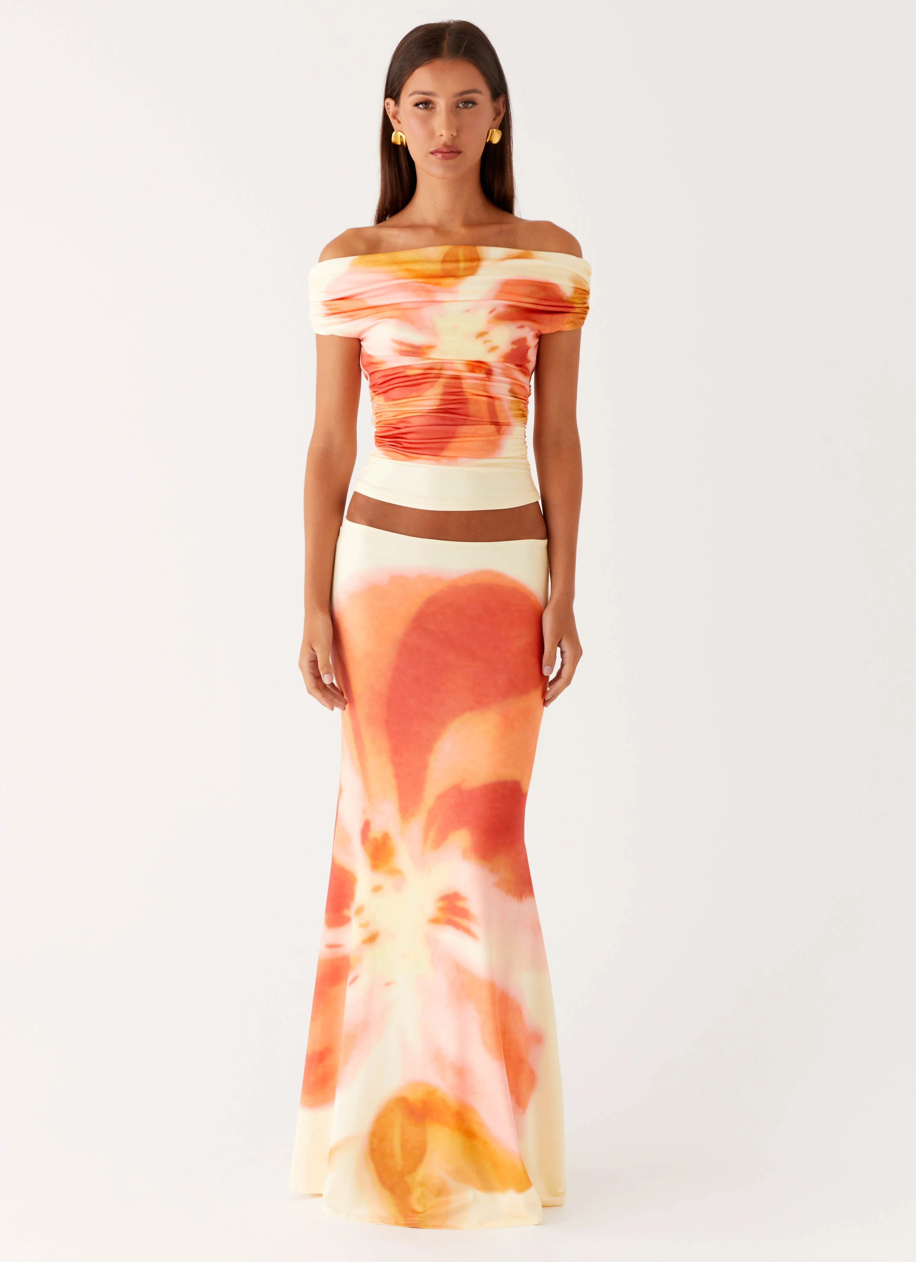 Moka Maxi Skirt - Mimosa Blossom