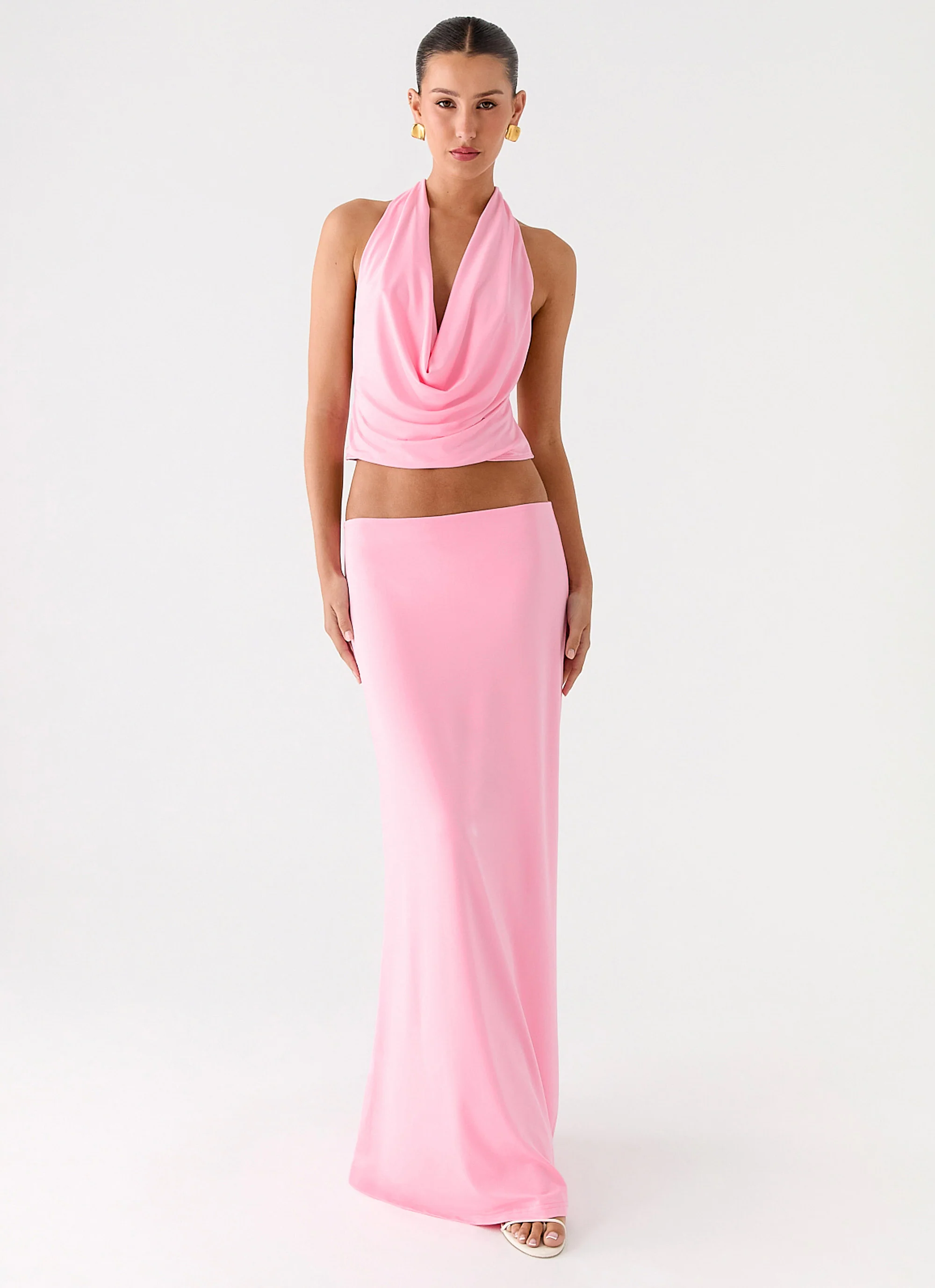 Ashi Maxi Skirt - Pink