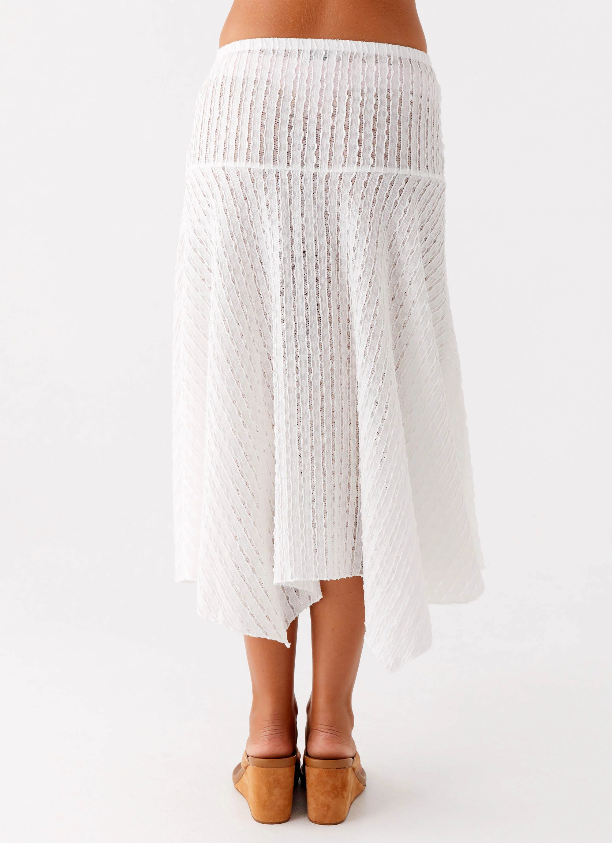 Katta Midi Skirt - Ivory
