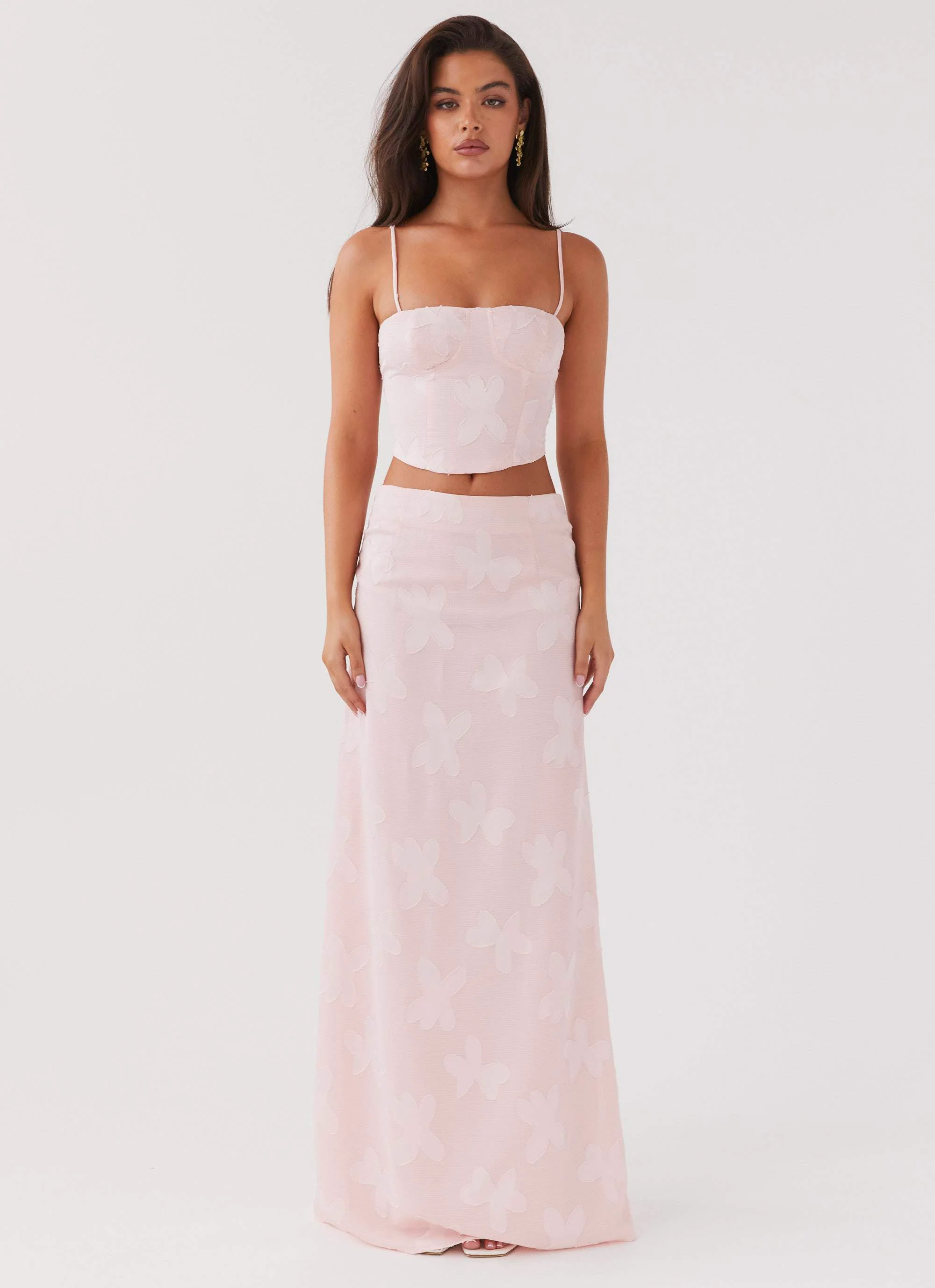 Best Love Lace Up Top - Pink Petal