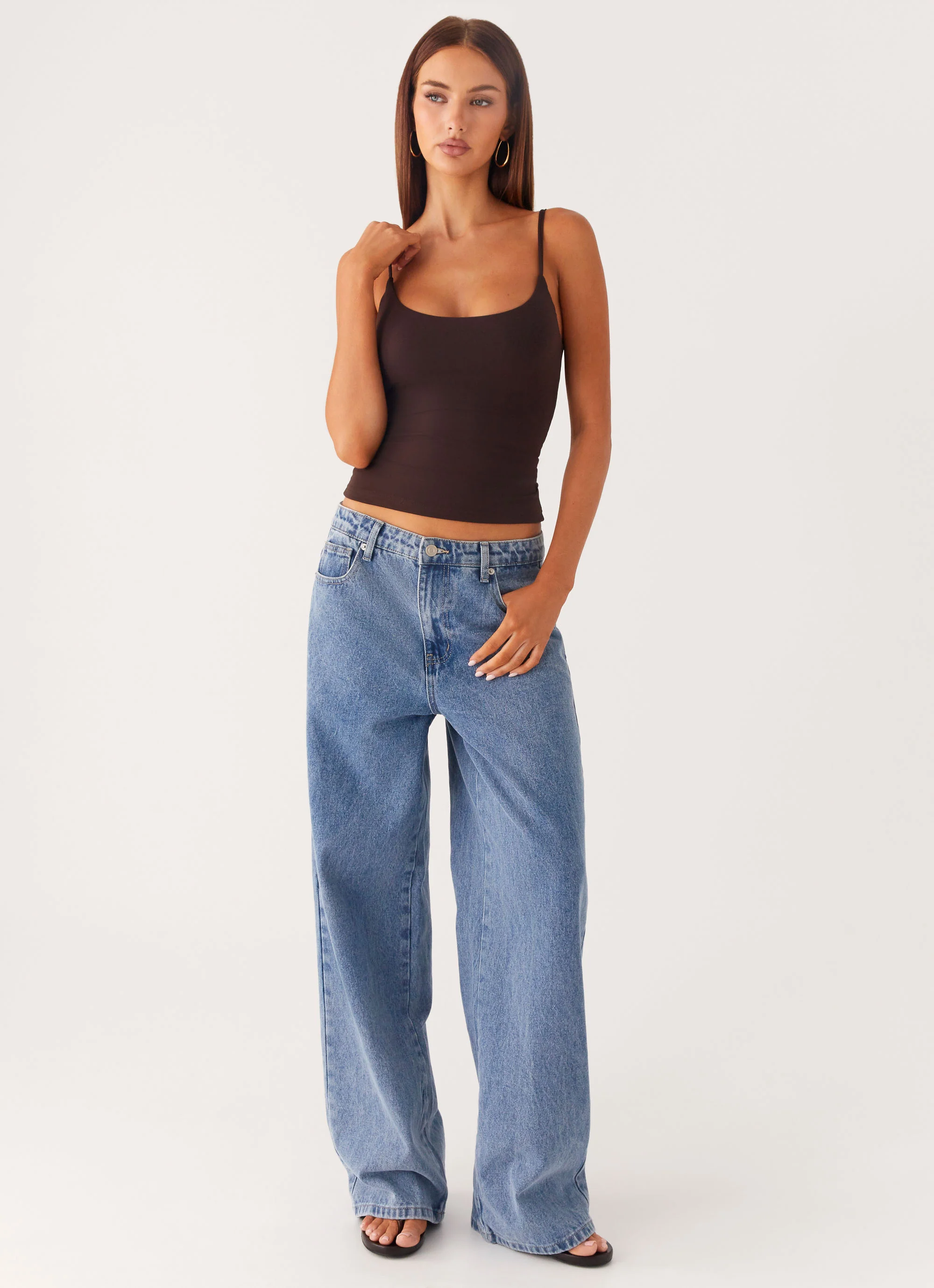 Blondie Tank Top - Chocolate