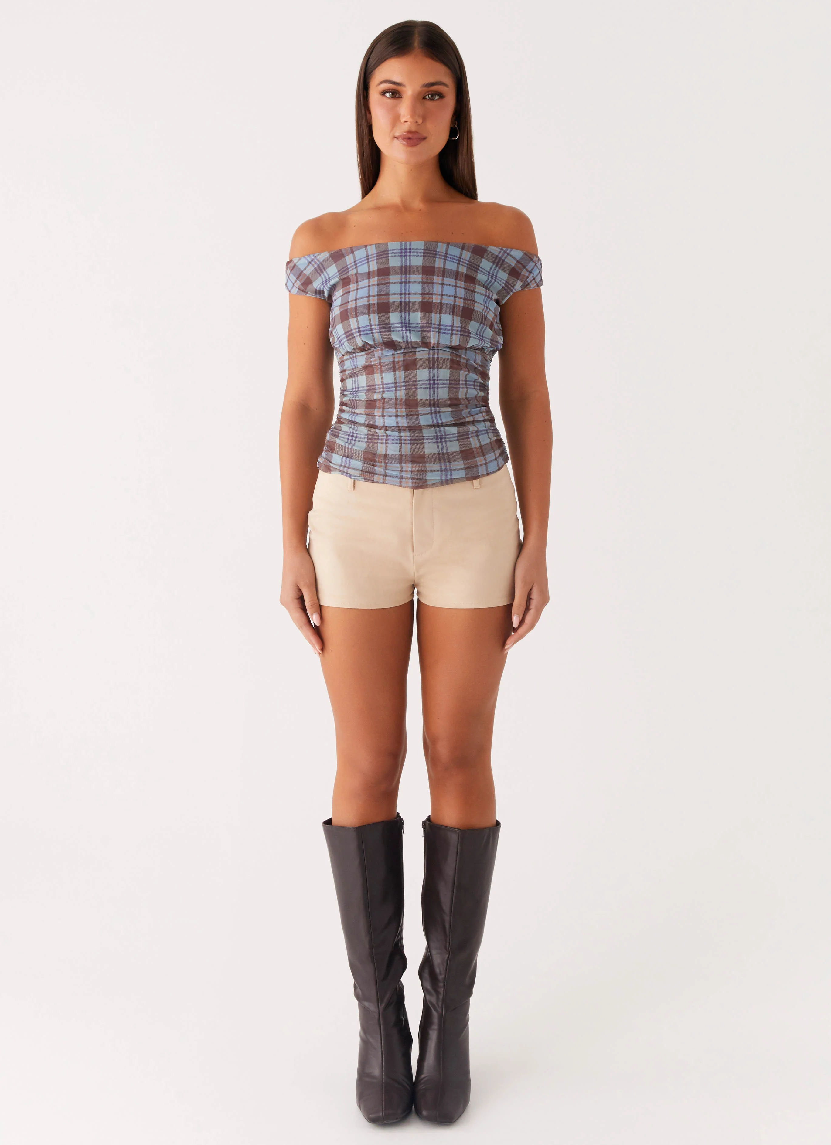 Zahli Off Shoulder Top - Shoreline Check