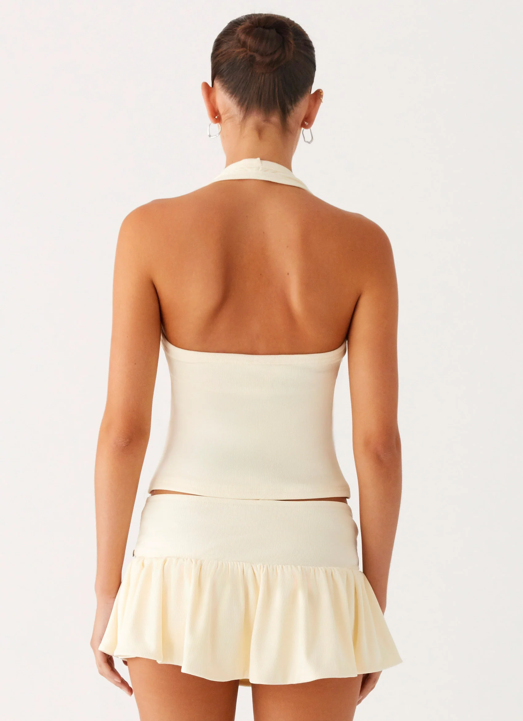 Vegas Nights Low Rise Skort - Yellow