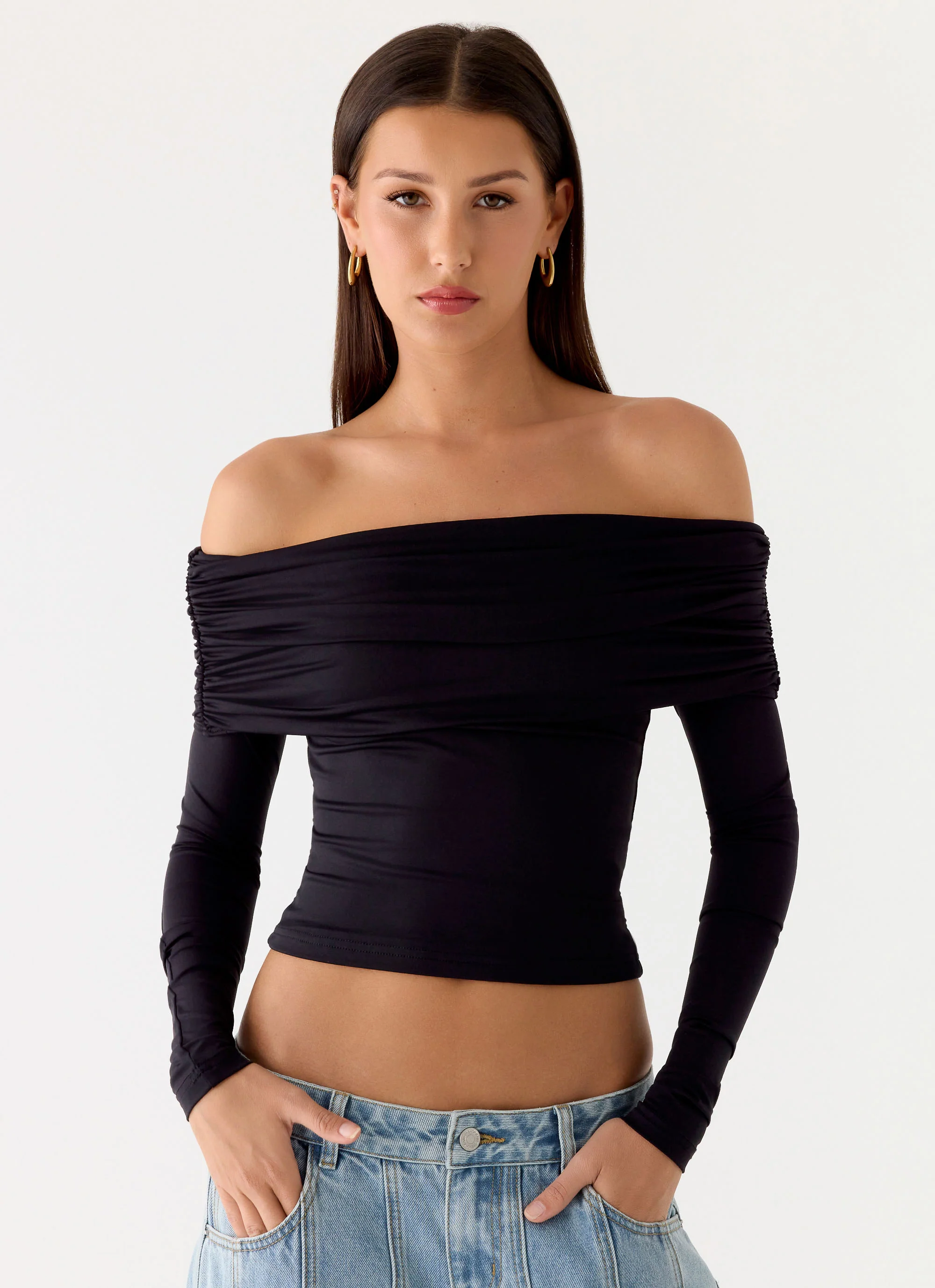 Better Now Long Sleeve Top - Black