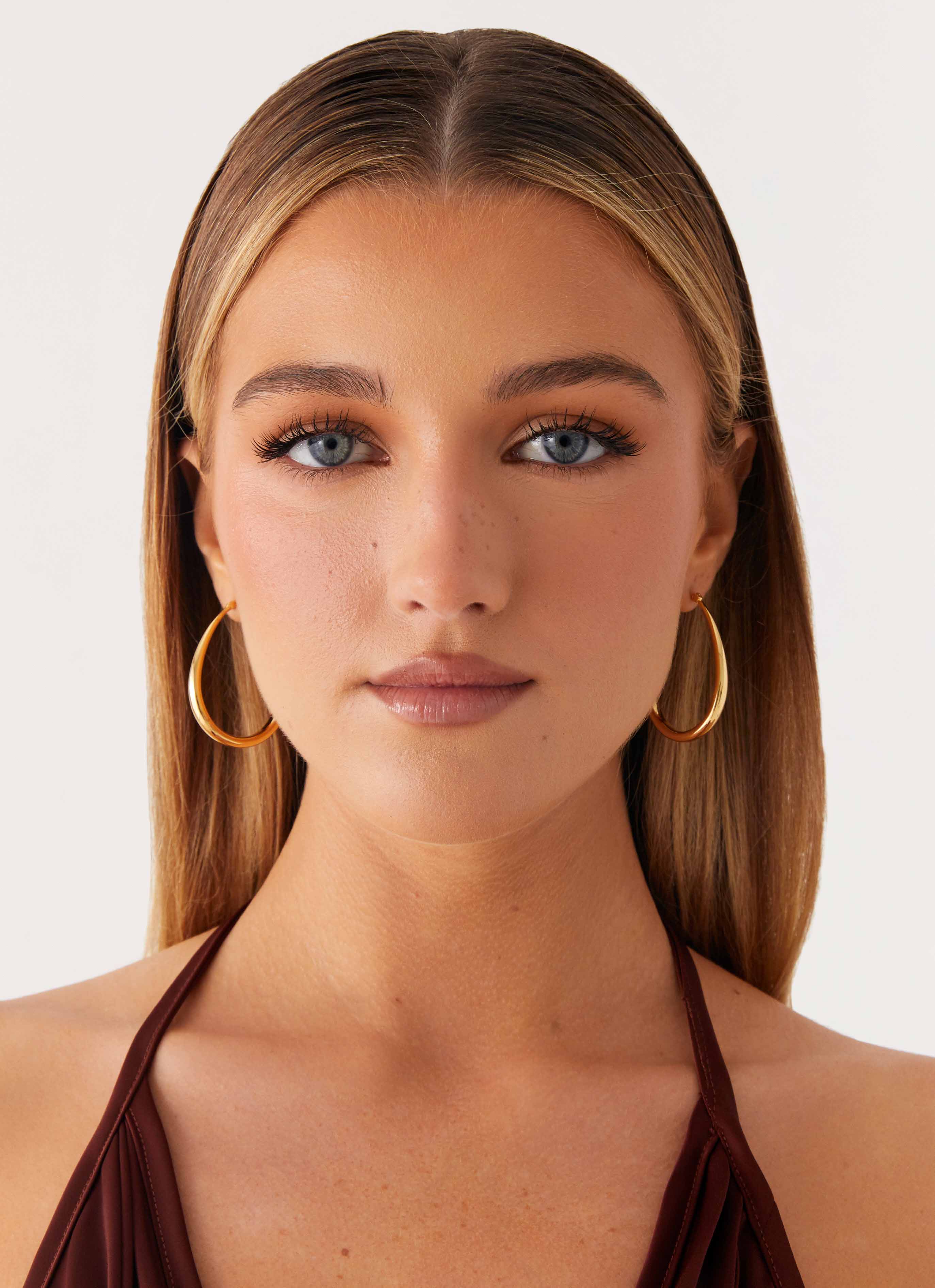 Gleam Hoop Earrings - Gold