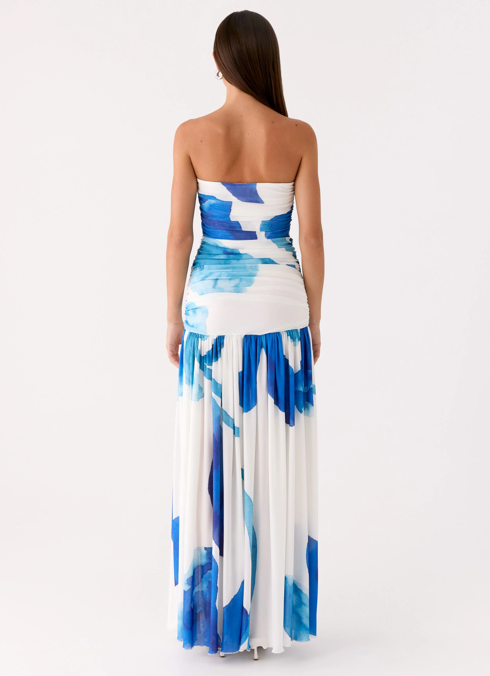 Laidee Maxi Dress - Cerulean Bloom