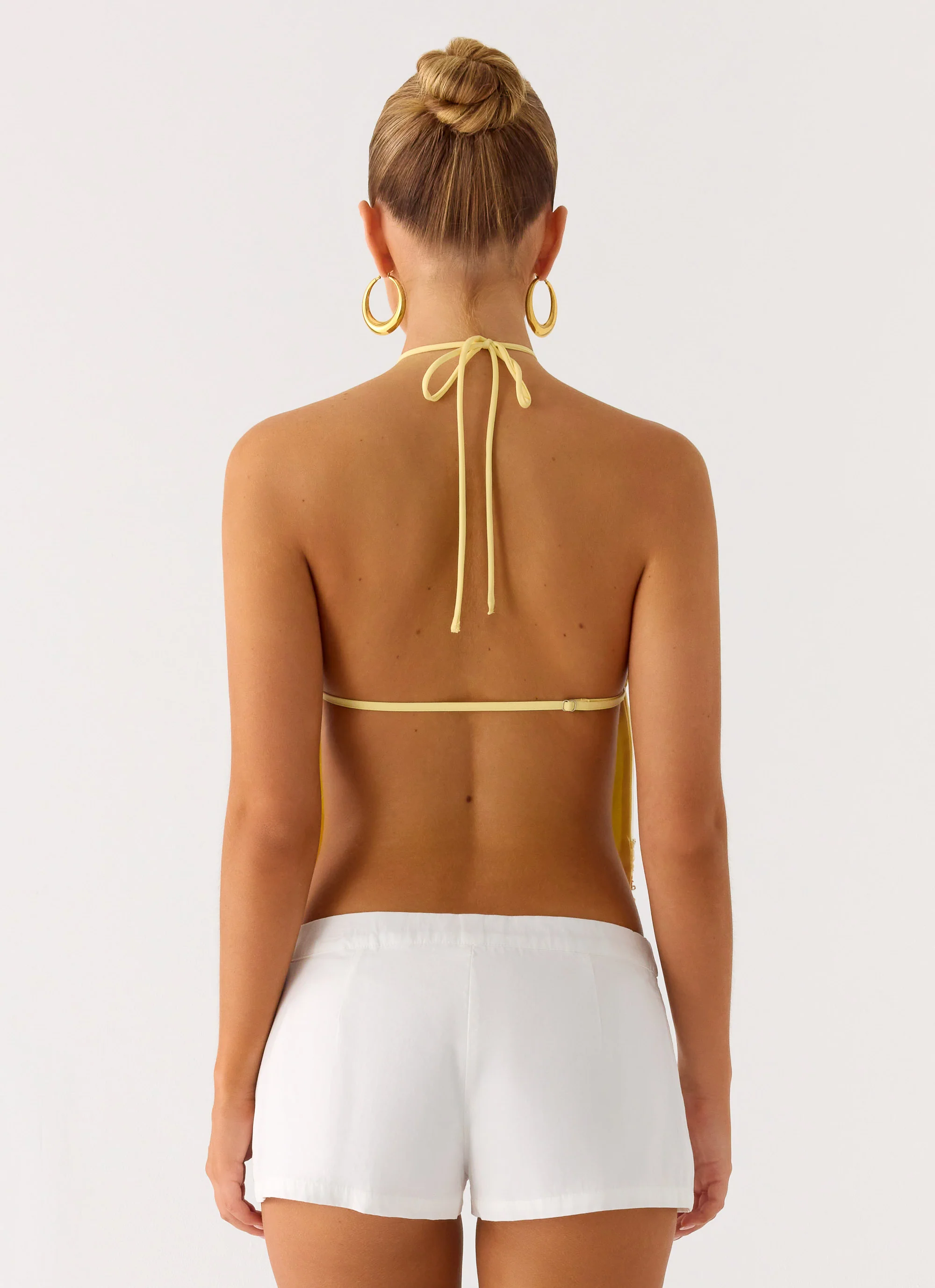 Bliss Beaded Halter Top - Floral Beaded