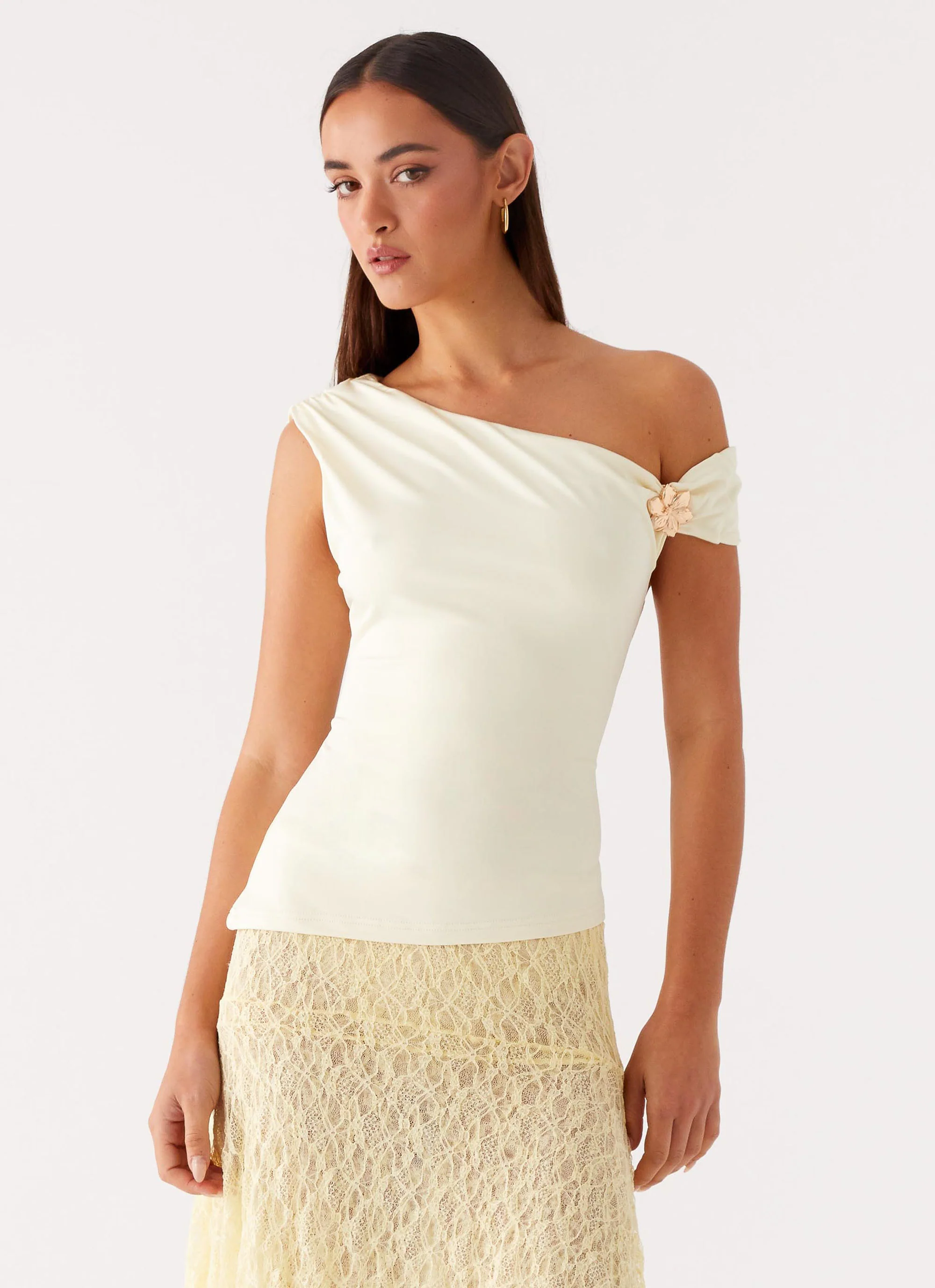 Catch Flights Top - Yellow