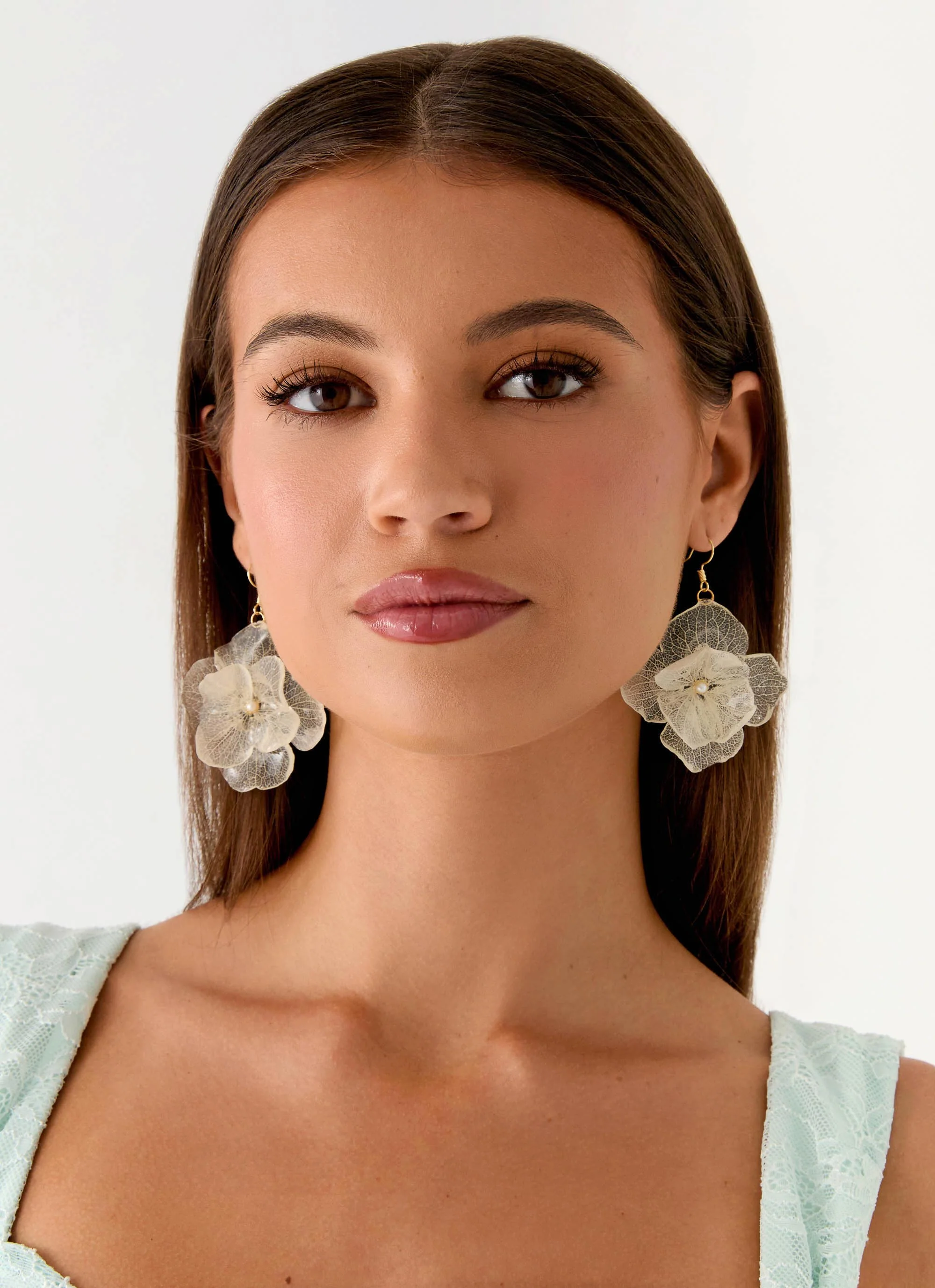 Onda Rosa Earrings - Ivory