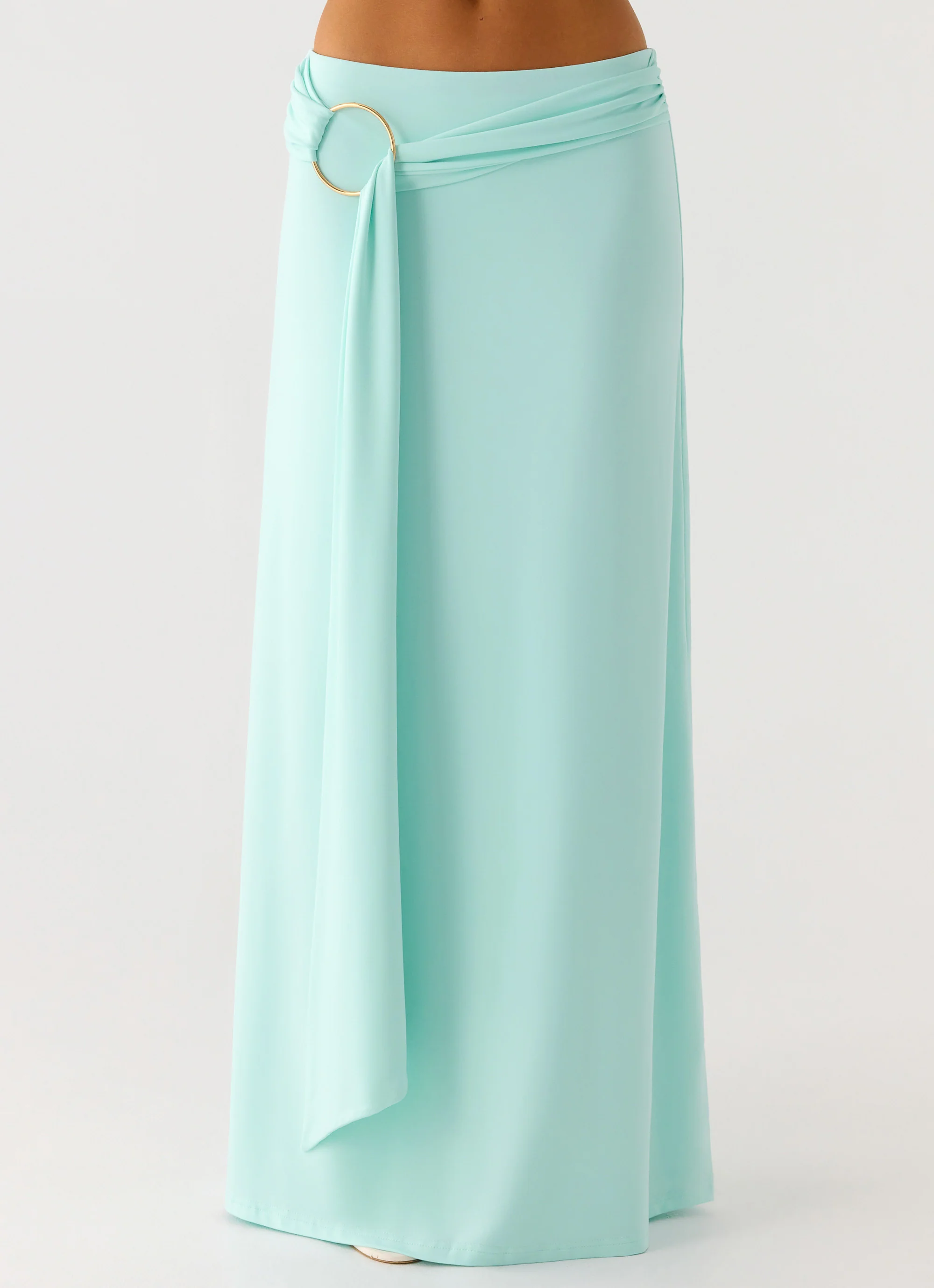 Ravi Maxi Skirt - Aqua