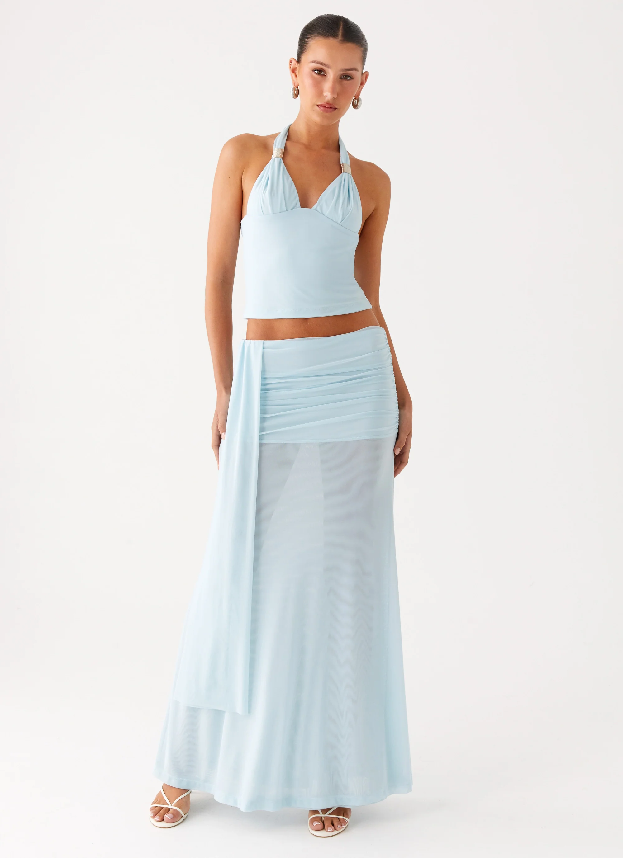 Blaze Maxi Skirt - Blue
