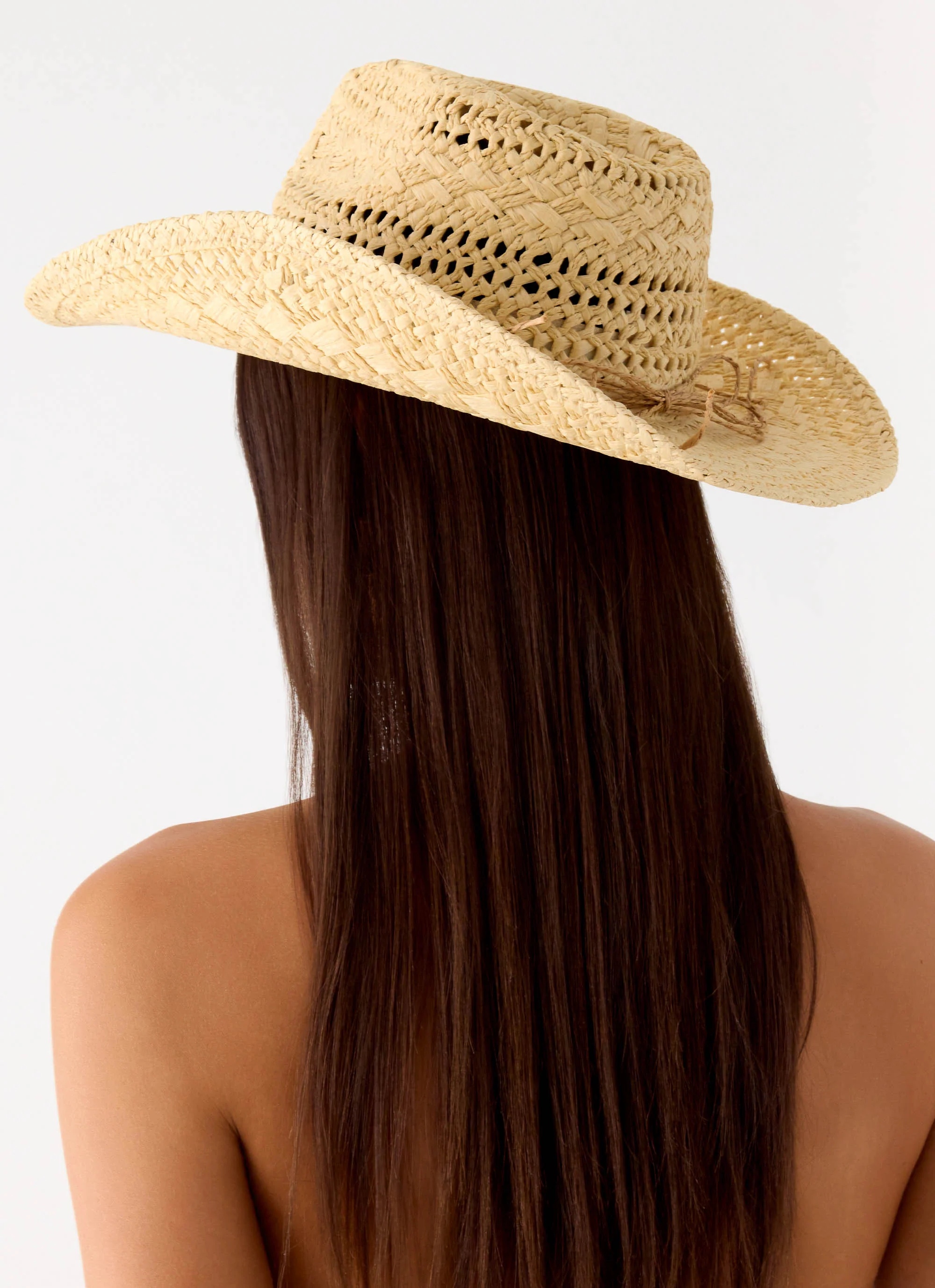 Late Checkout Cowboy Hat - Natural