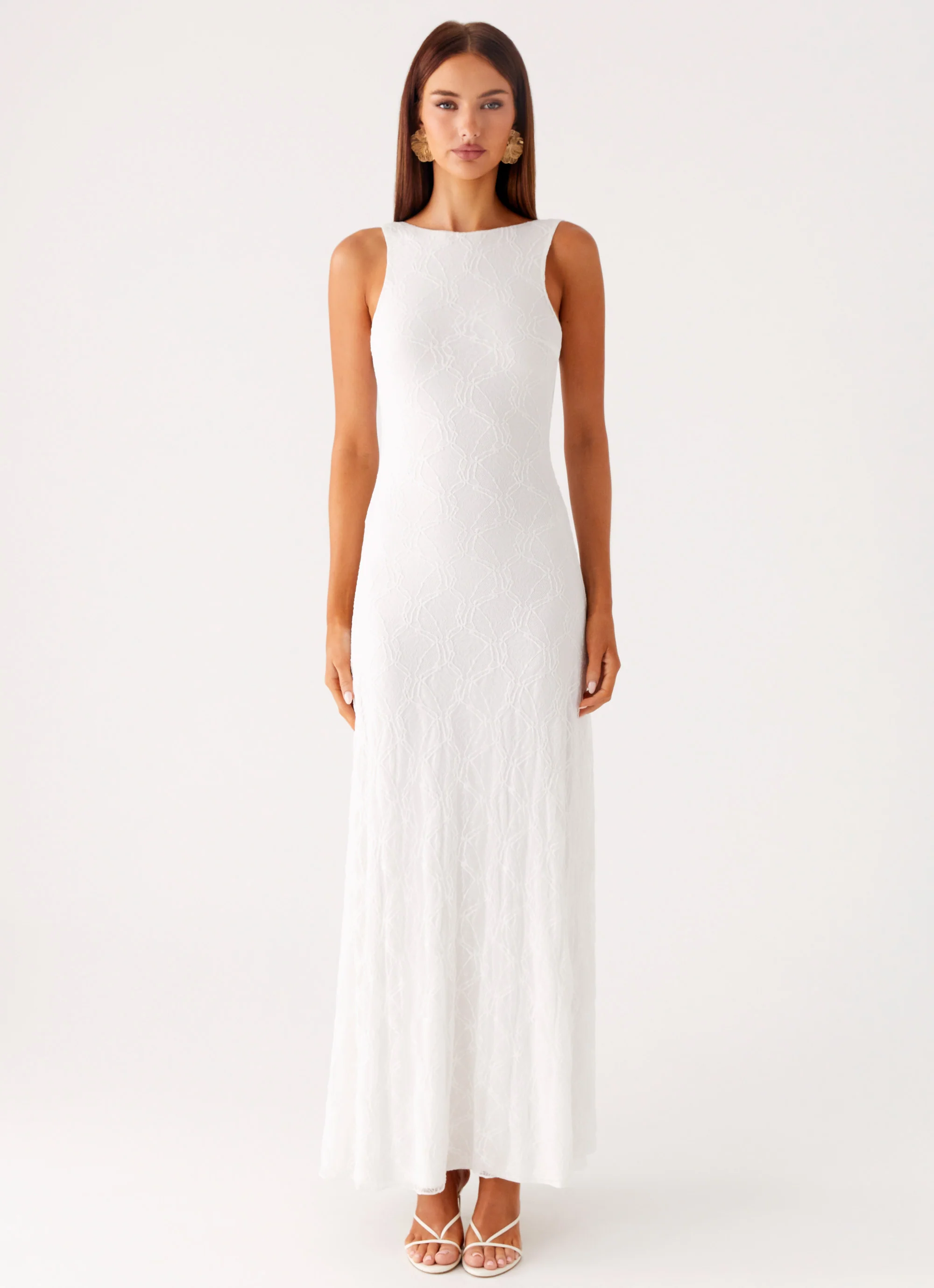 Embrace The Sun Maxi Dress - White