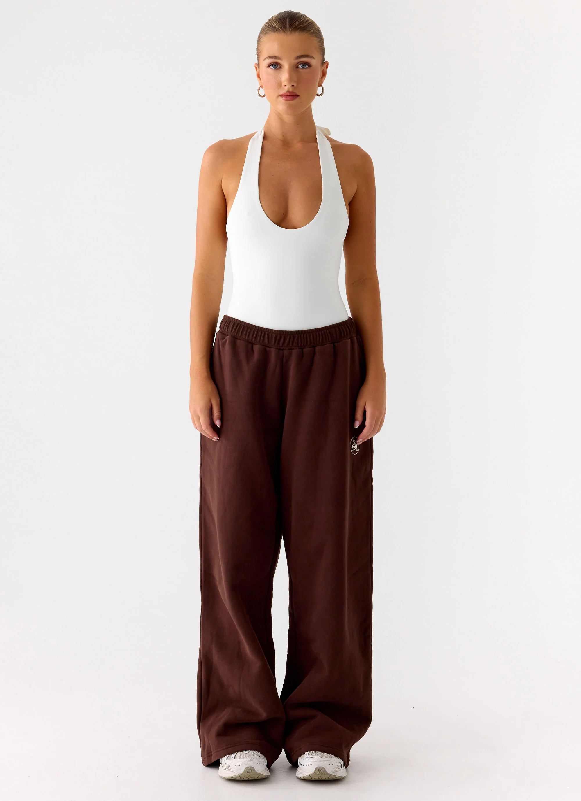 Signature Low Rise Sweatpants - Chocolate