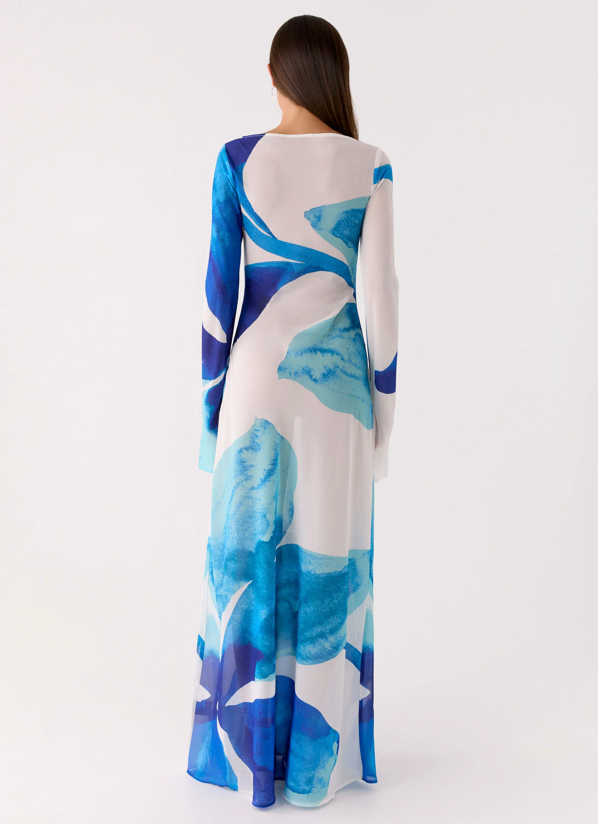 Lorde Maxi Dress - Cerulean Bloom
