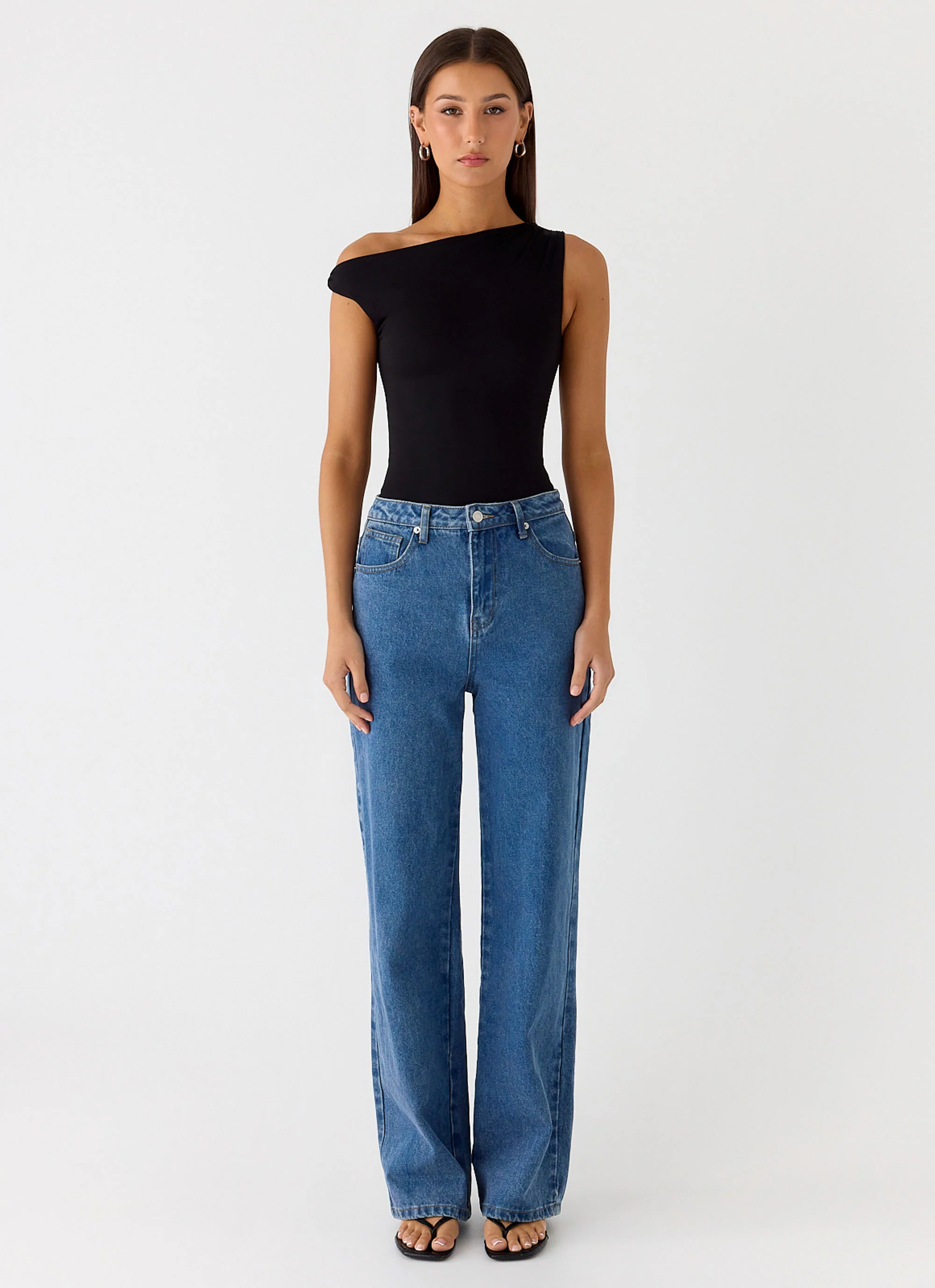 No Answer Bodysuit - Black