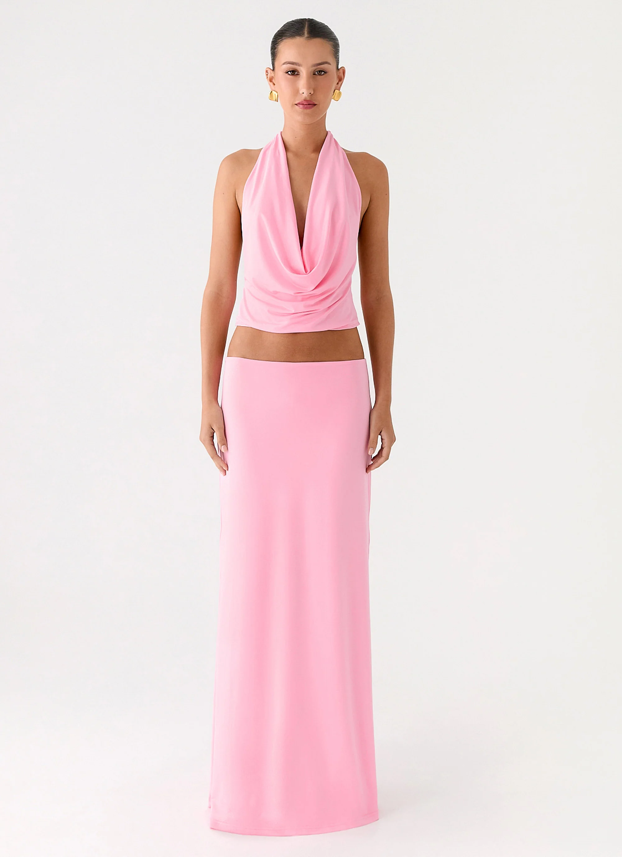 Ashi Maxi Skirt - Pink