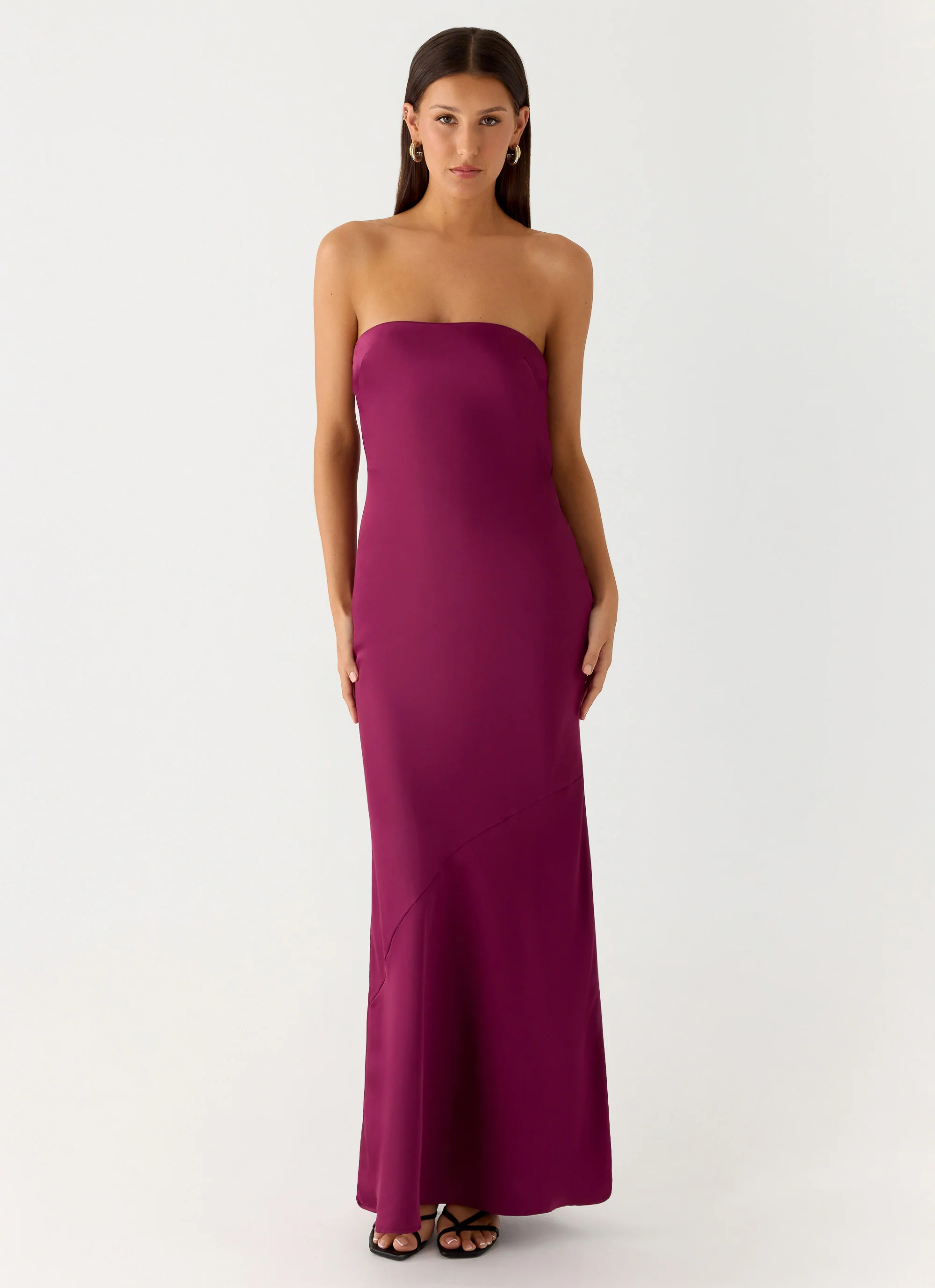 Endless Nights Maxi Dress - Plum