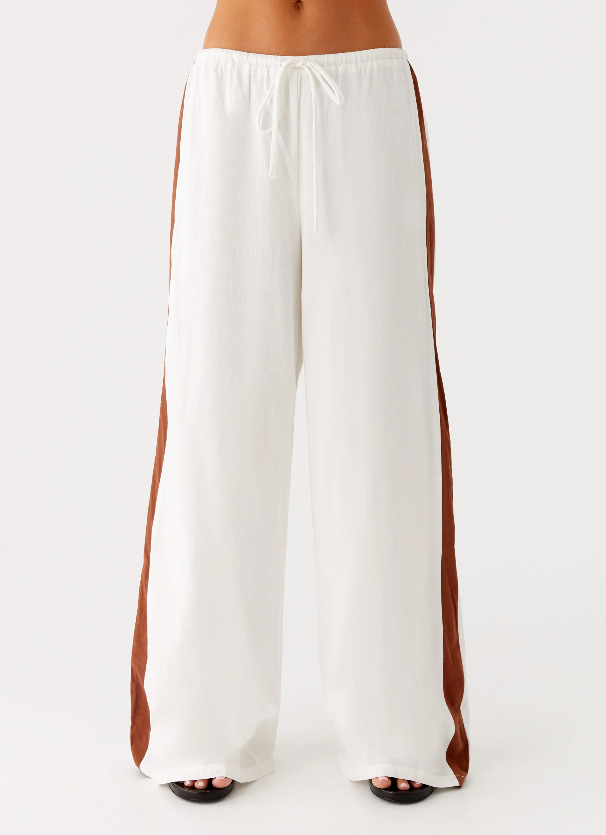 Dalida Linen Pants - Ivory