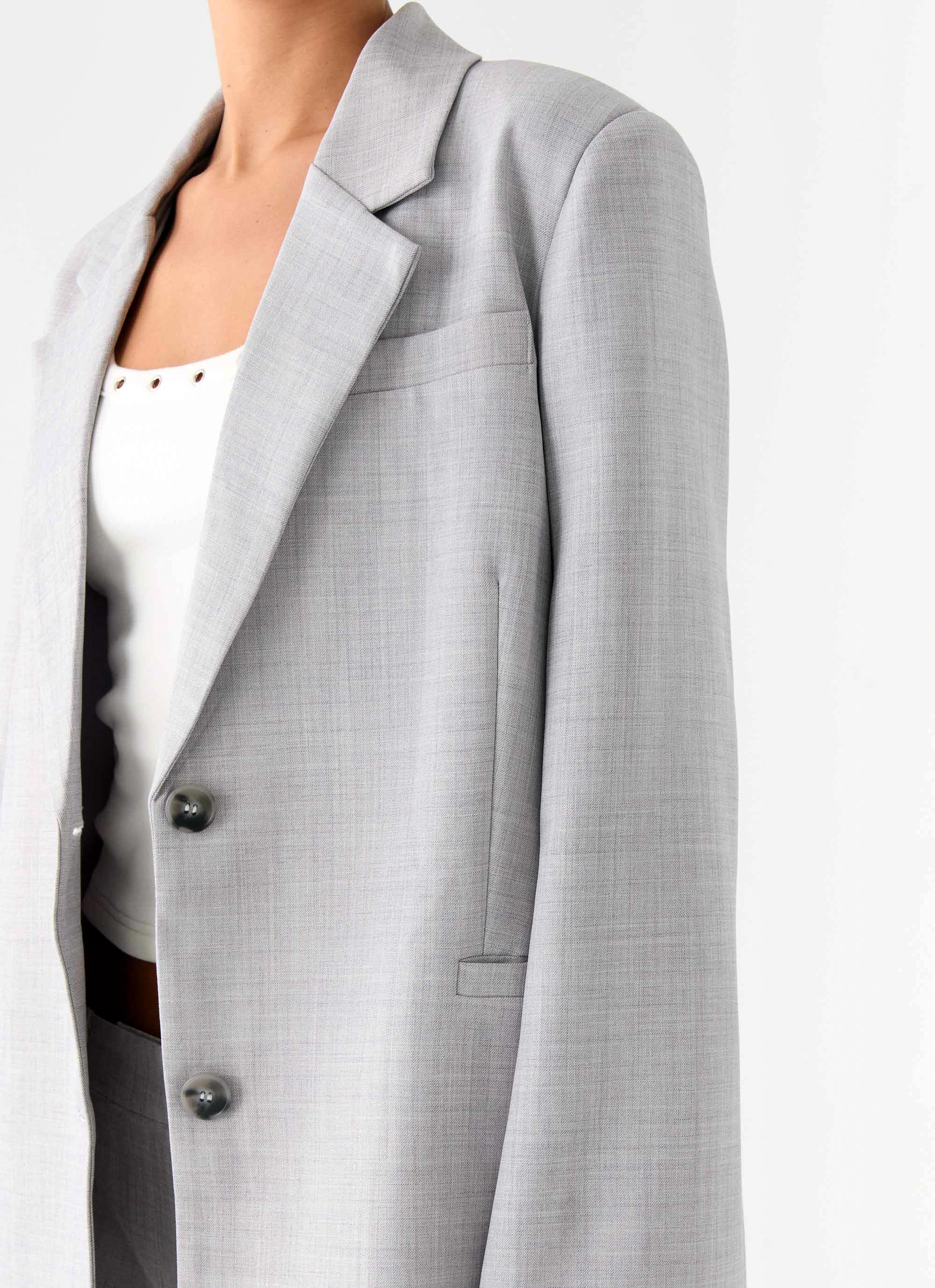 Kingston Oversized Blazer - Grey