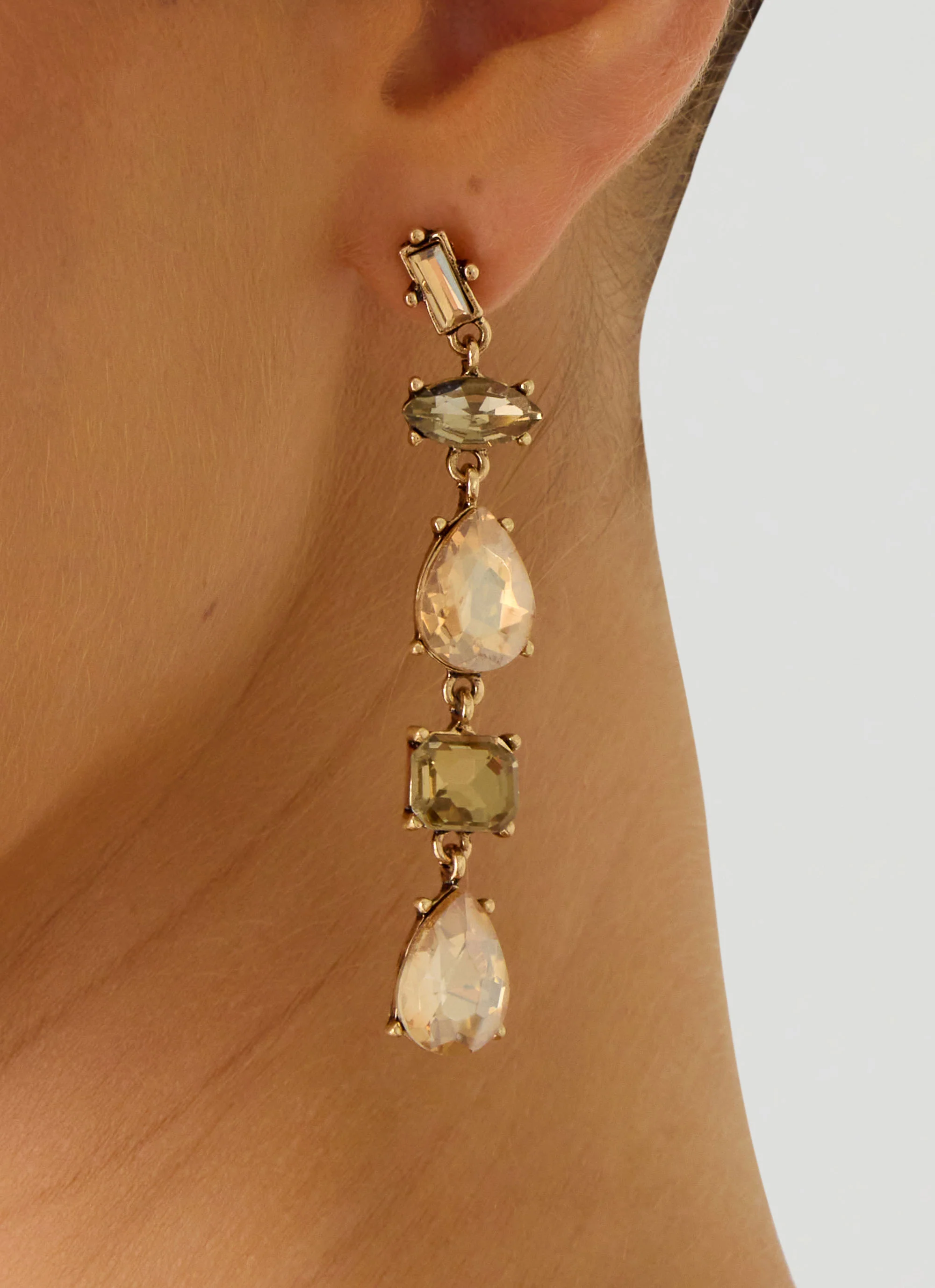 Soleil Shade Earrings - Taupe