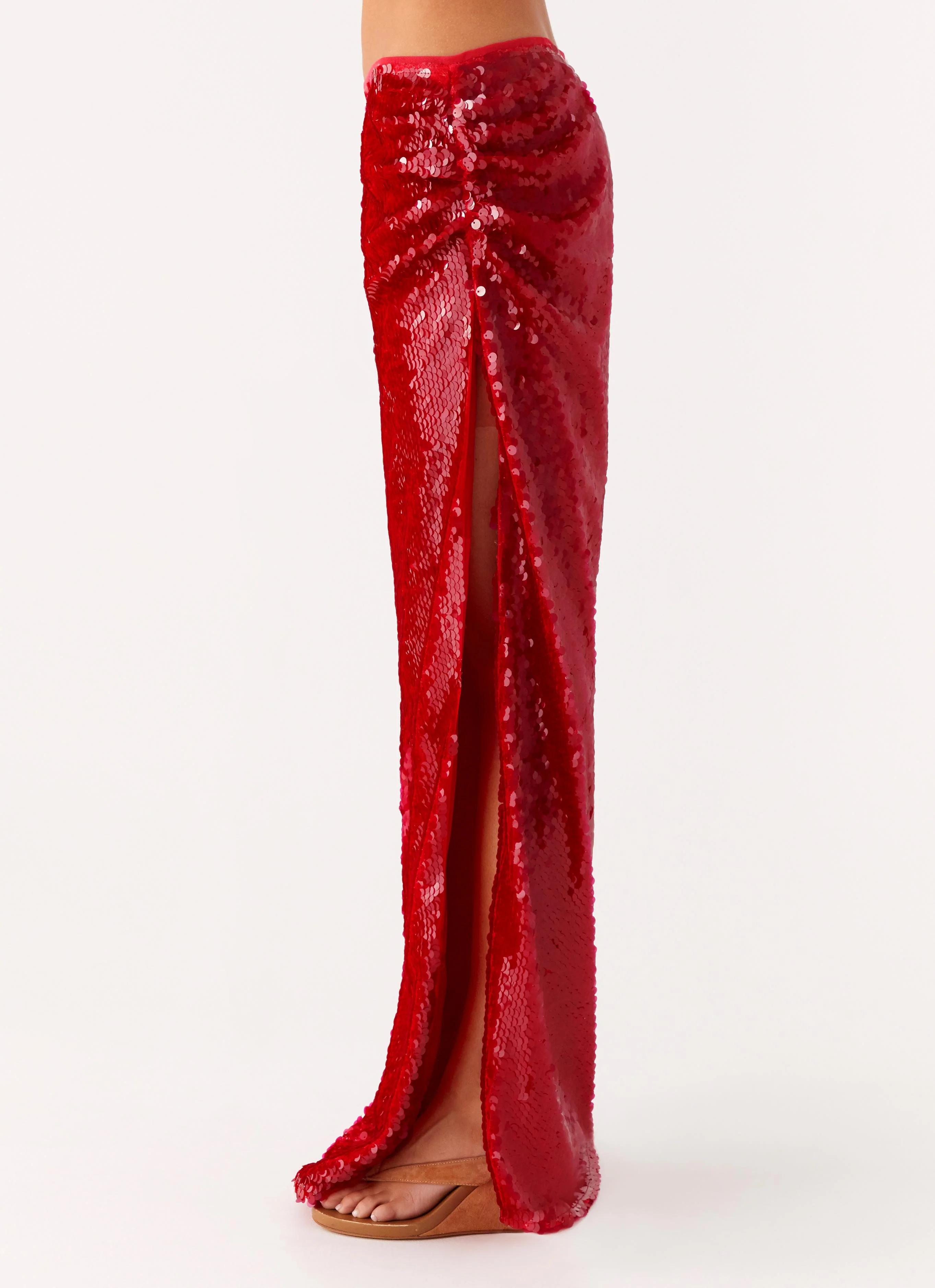 Amosa Maxi Skirt - Fuchsia