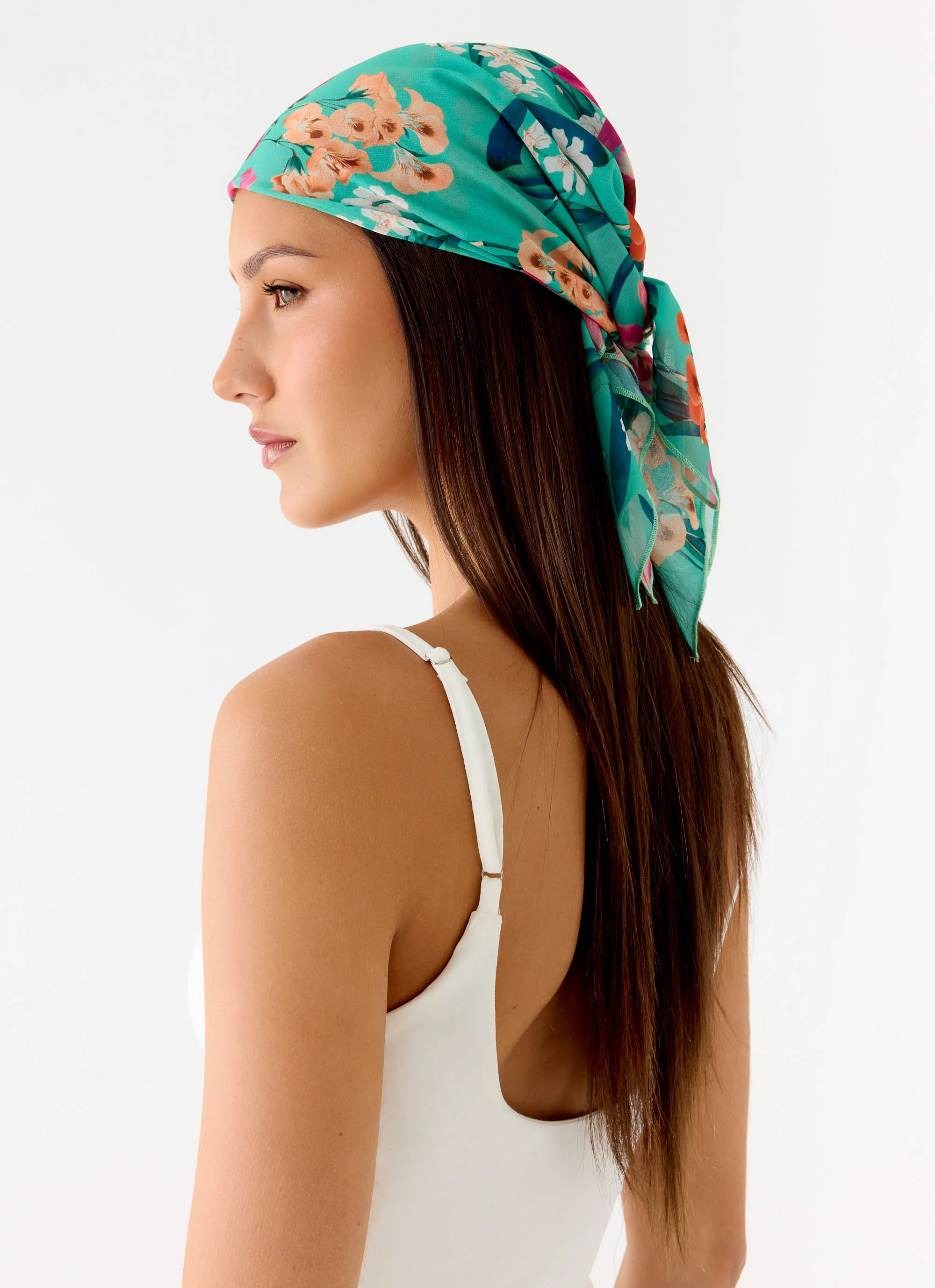 Graciela Head Scarf - Jungle Bloom