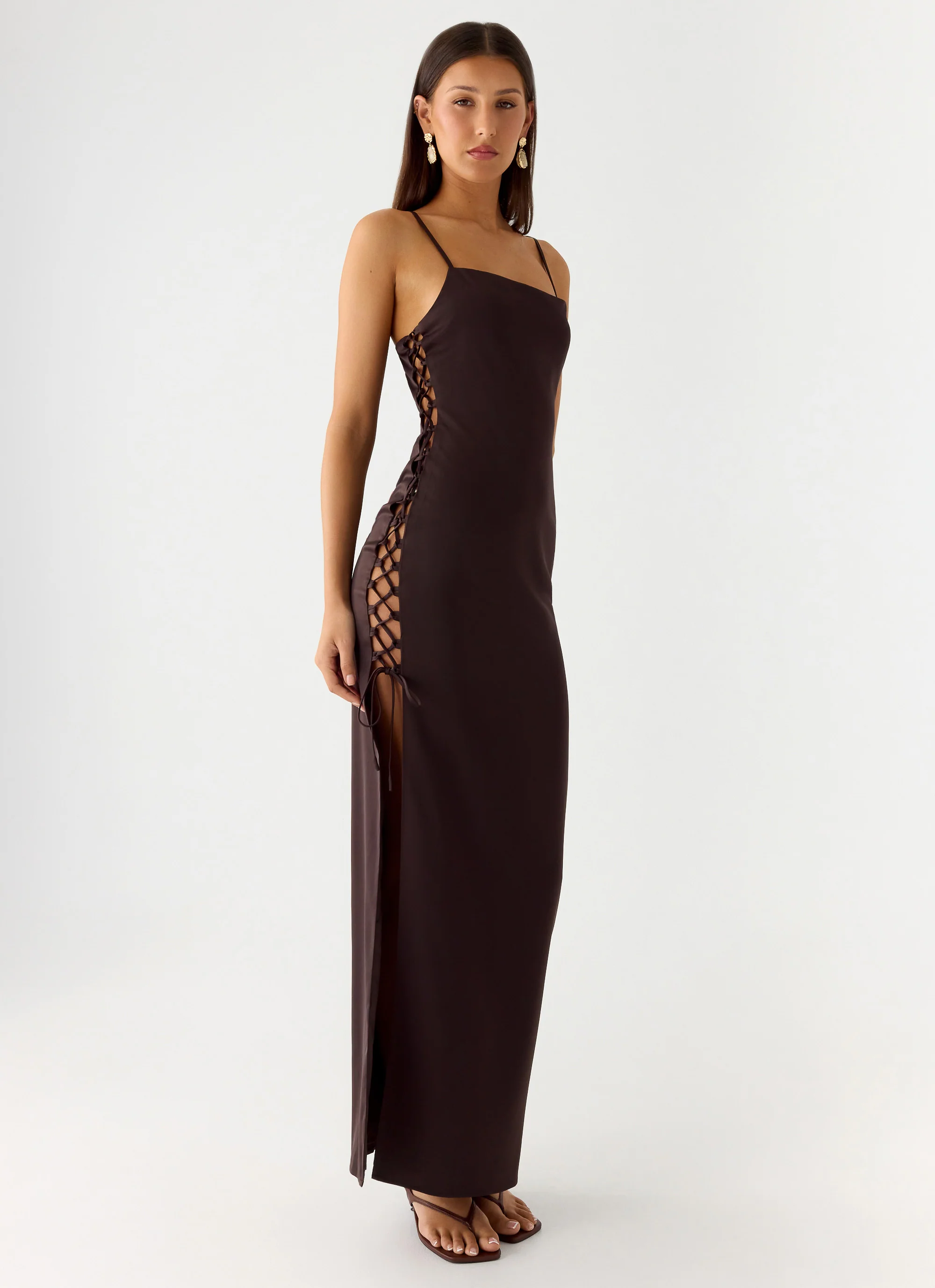 Hartwell Maxi Dress - Chocolate