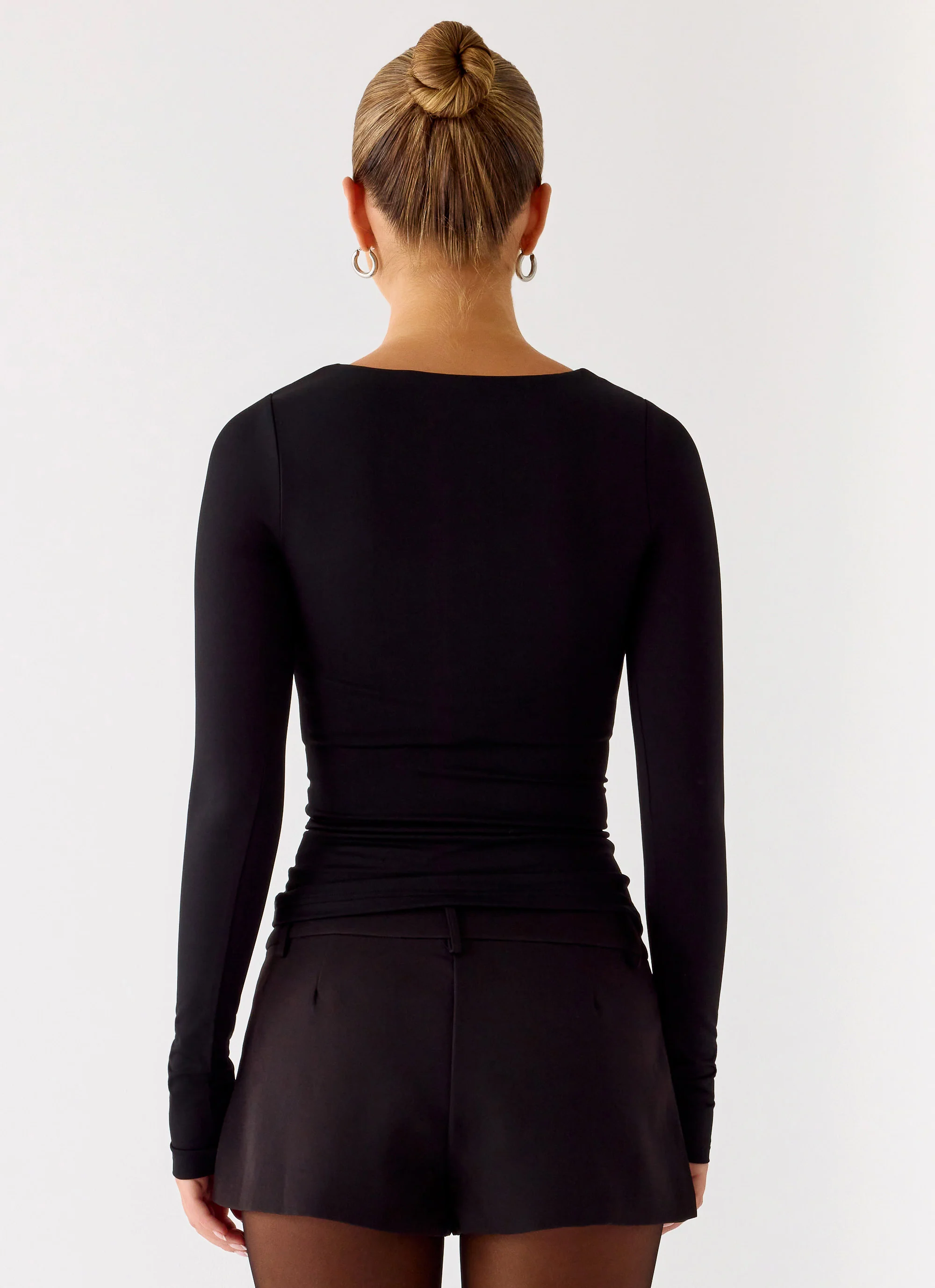 Kiely Long Sleeve Top - Black