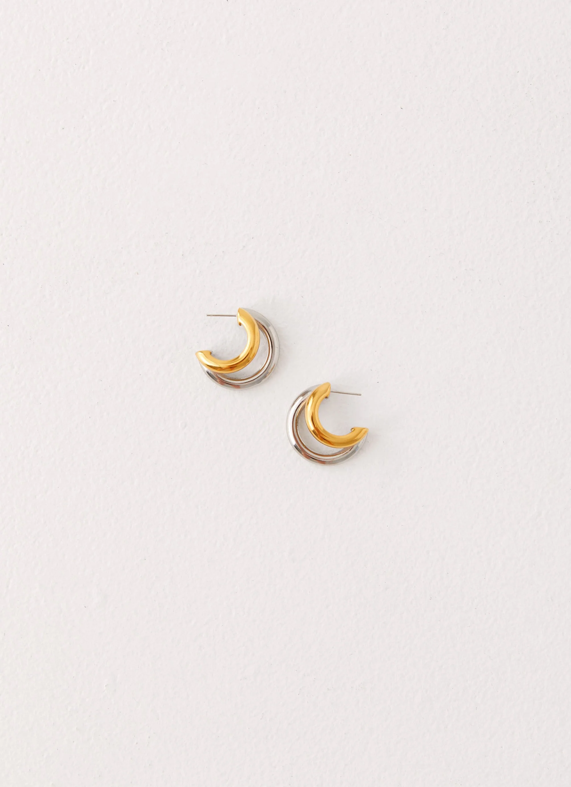 Cannon Earrings - Gold/Silver