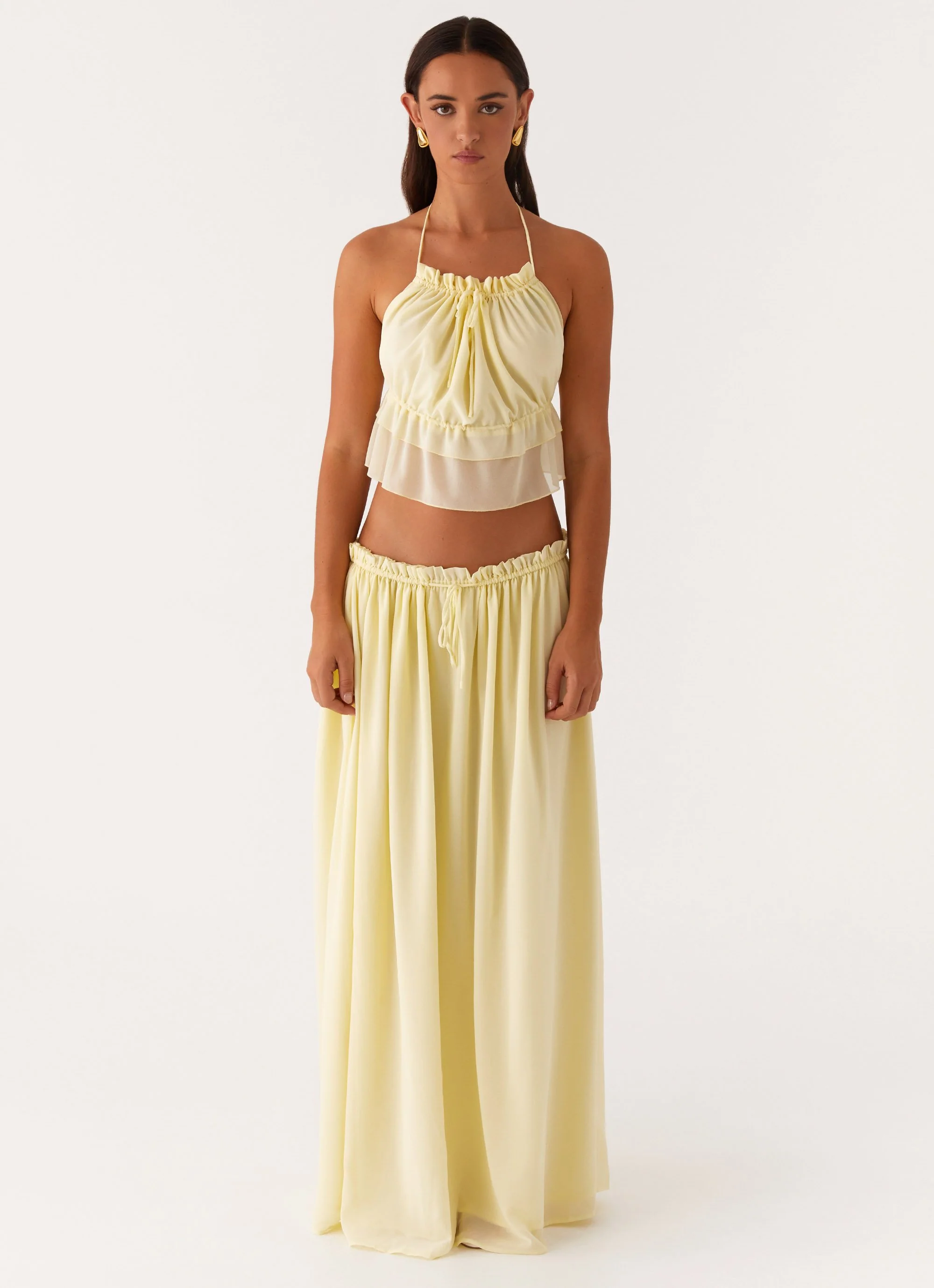 Zaya Backless Top - Yellow