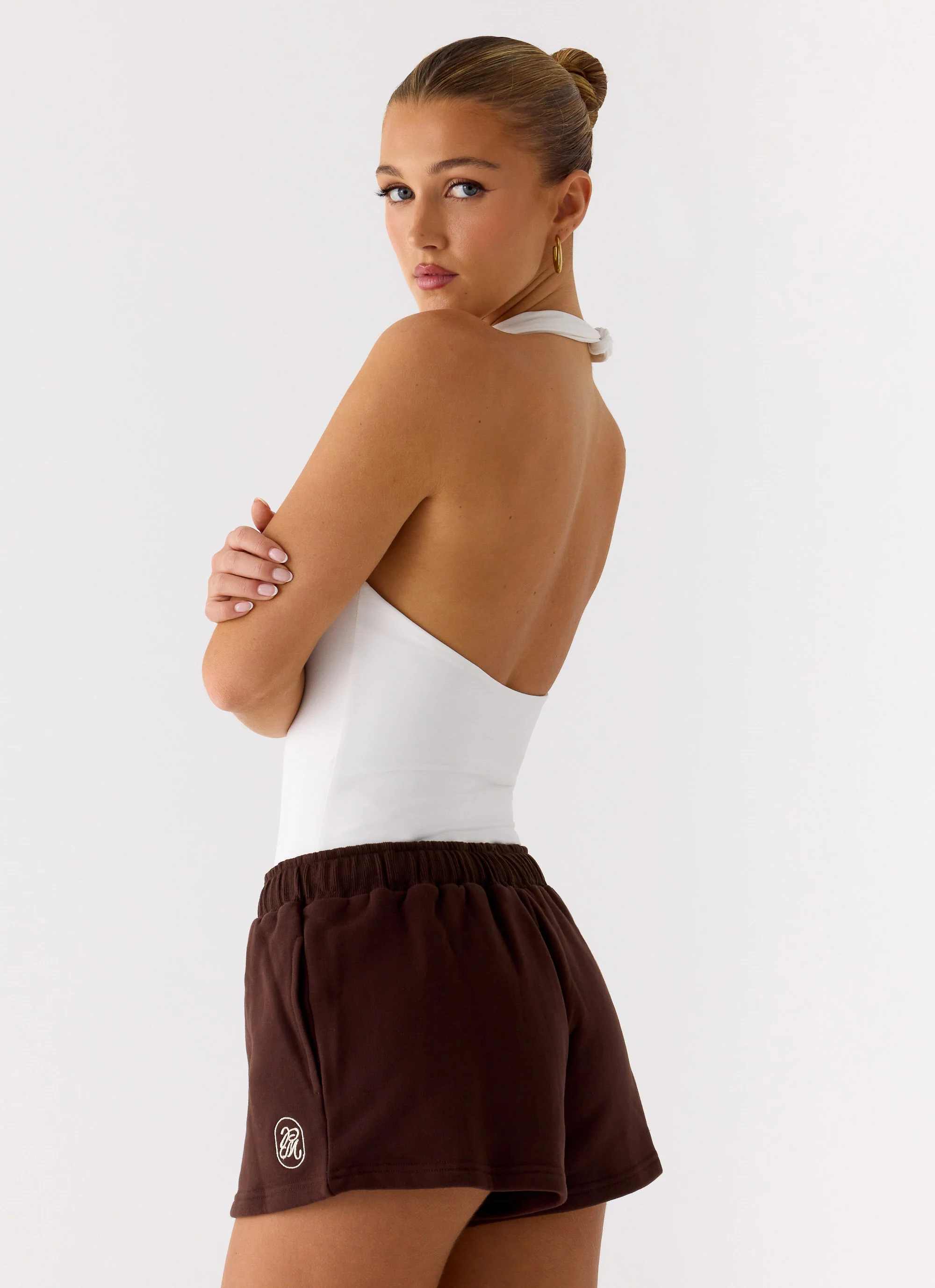 Signature Low Rise Sweatshorts - Chocolate