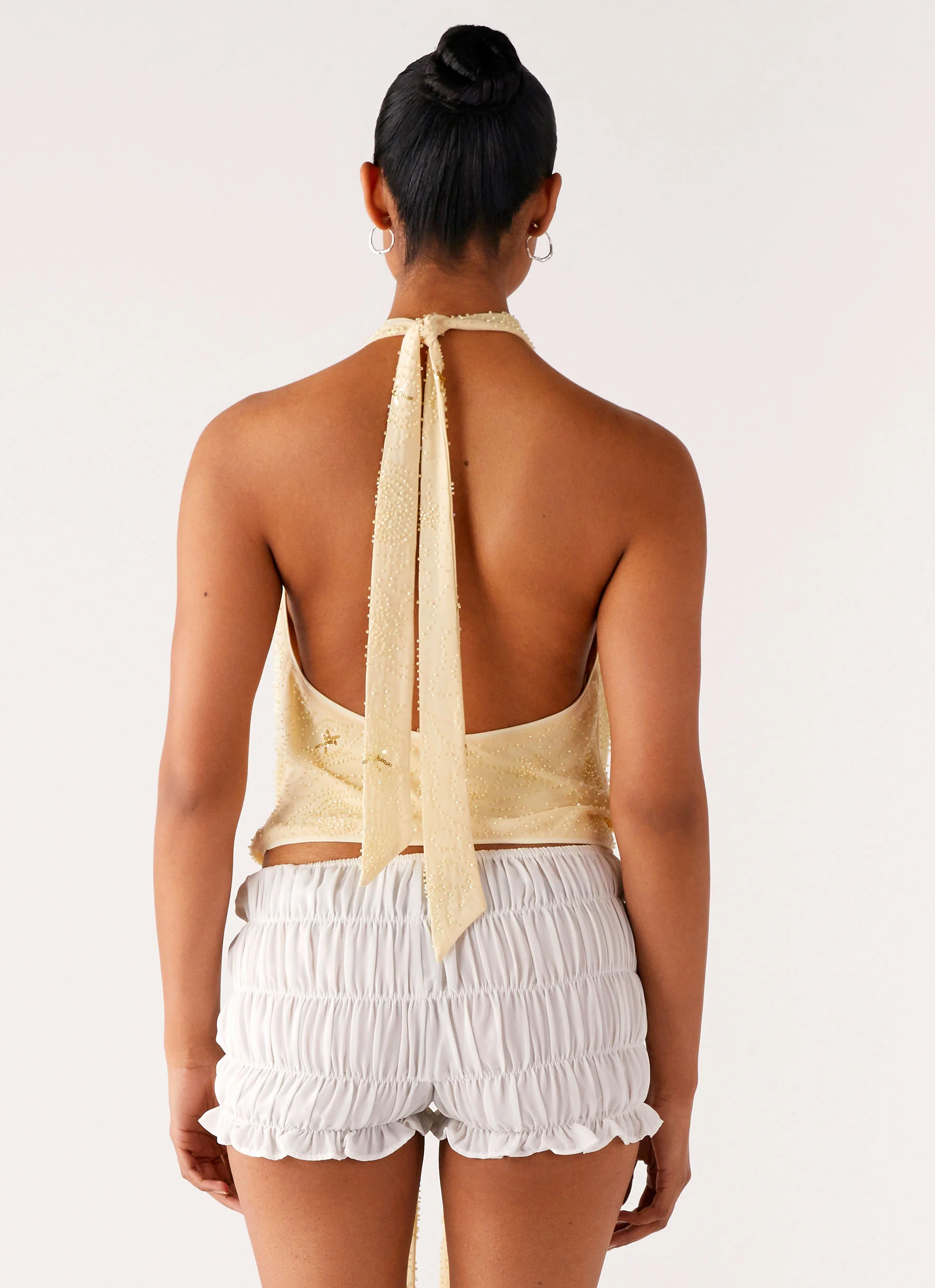 Neptune Halter Top - Yellow