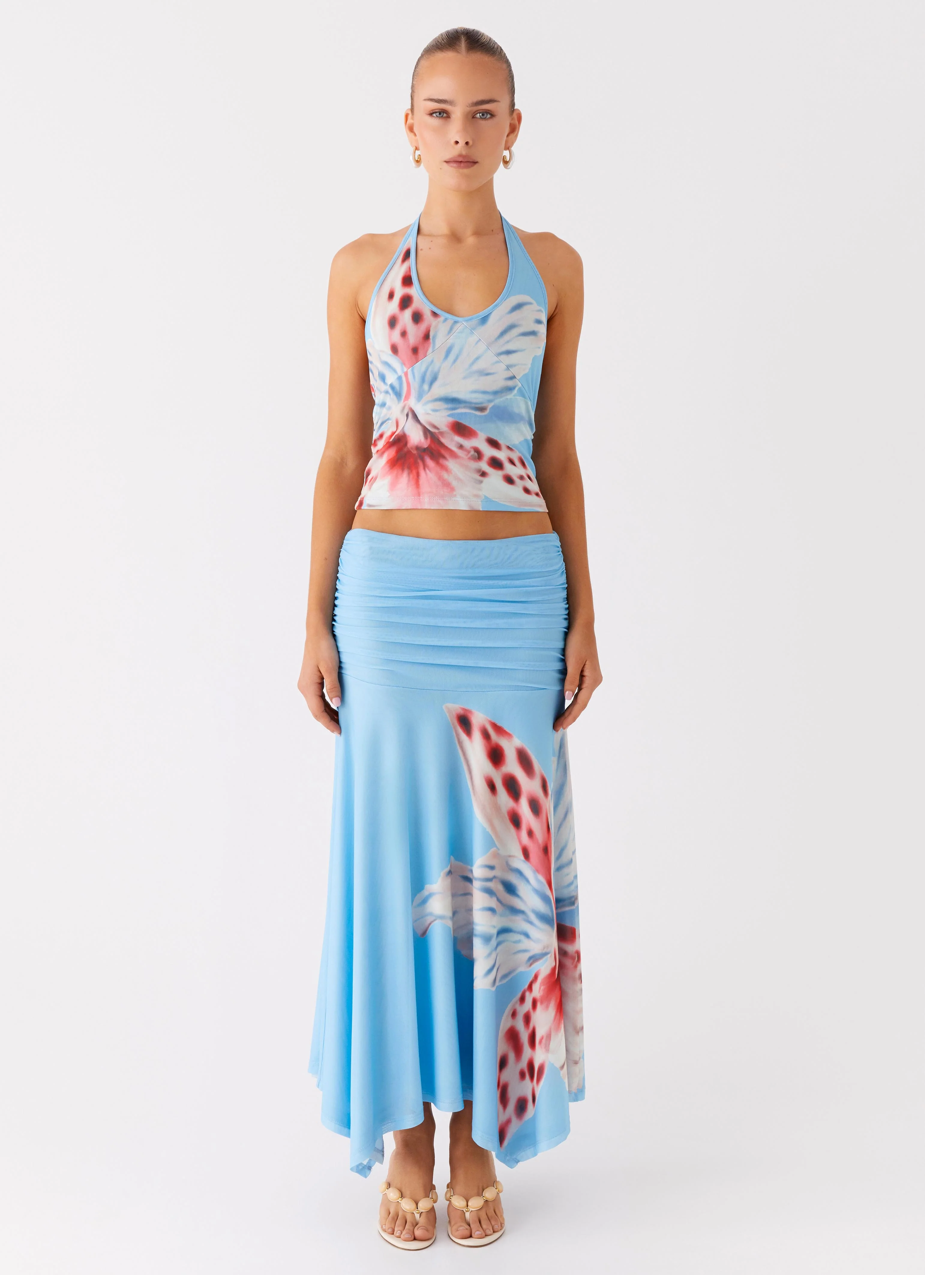 Bernie Halter Top - Deep Sea Bloom