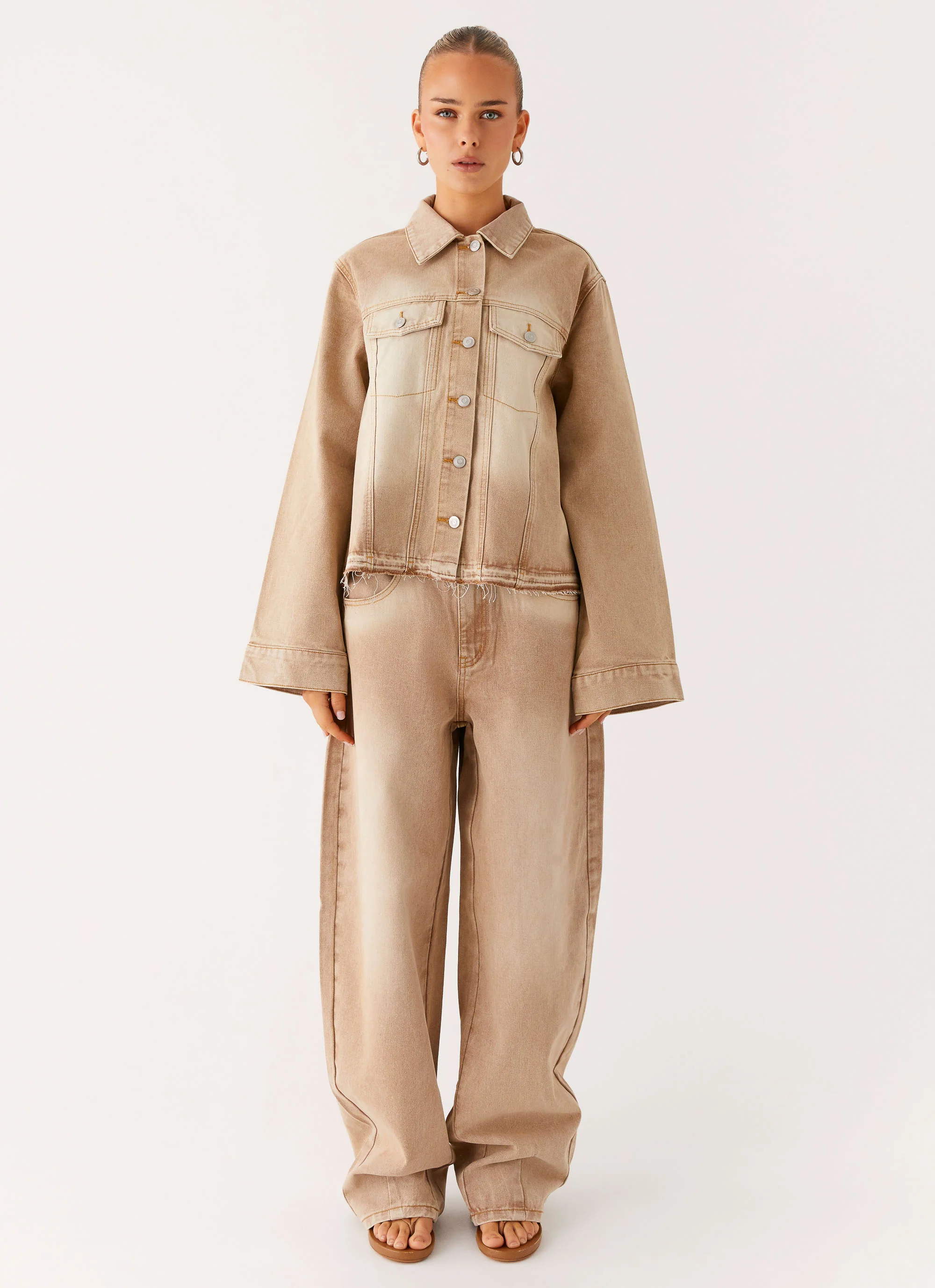 Khalil Denim Jacket - Tan