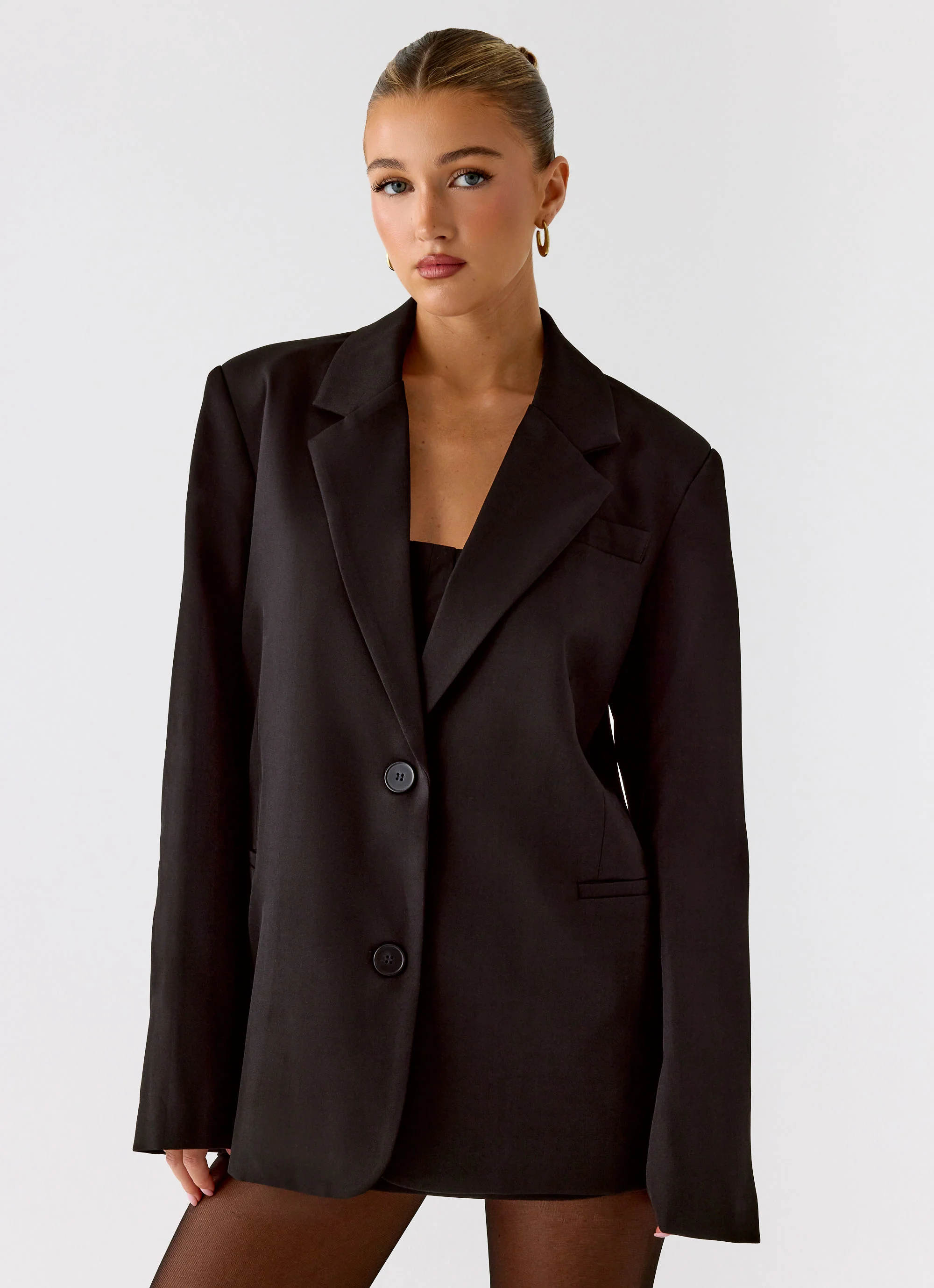 Kingston Oversized Blazer - Black