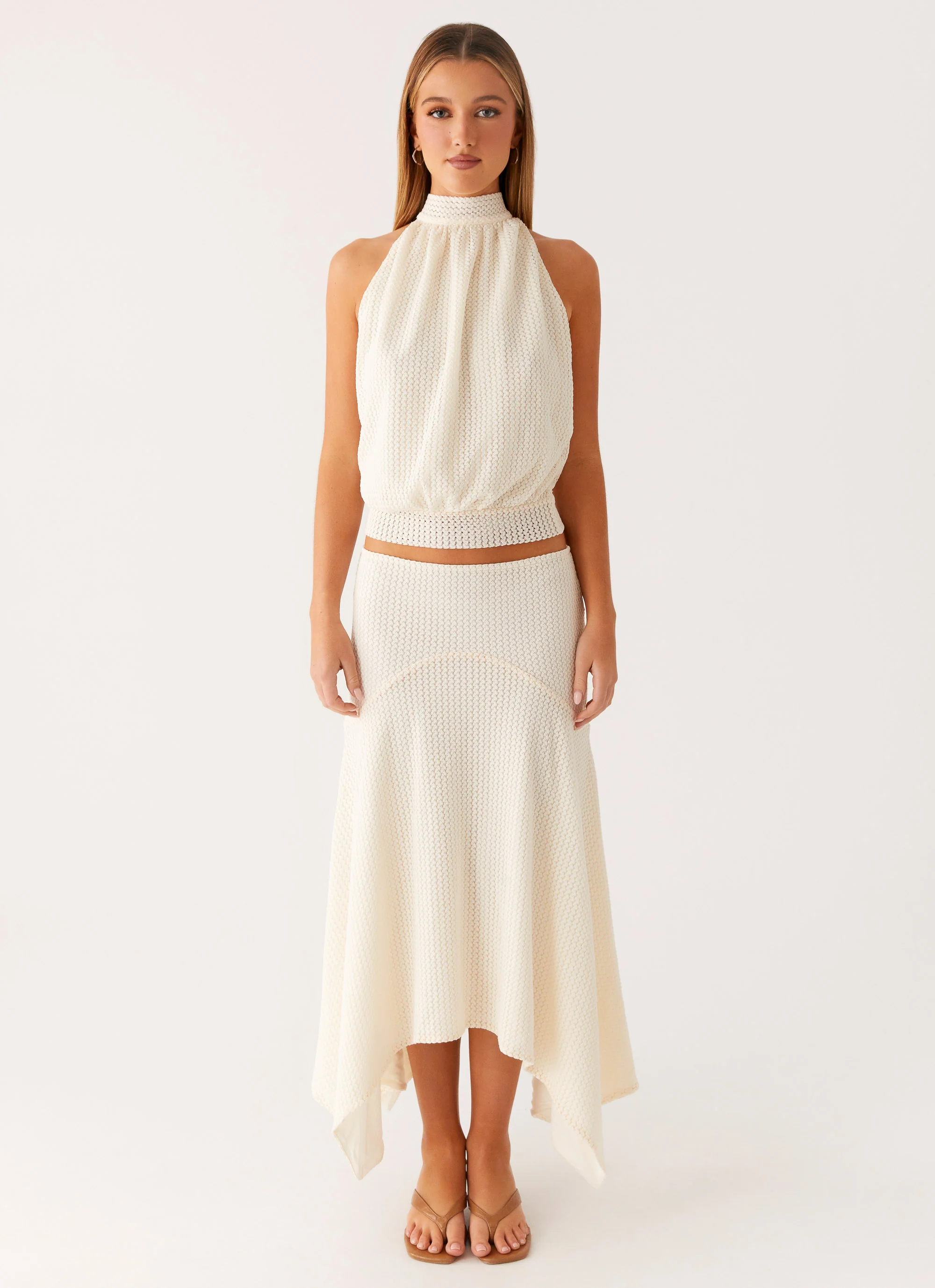 Evaden Backless Top - Ivory