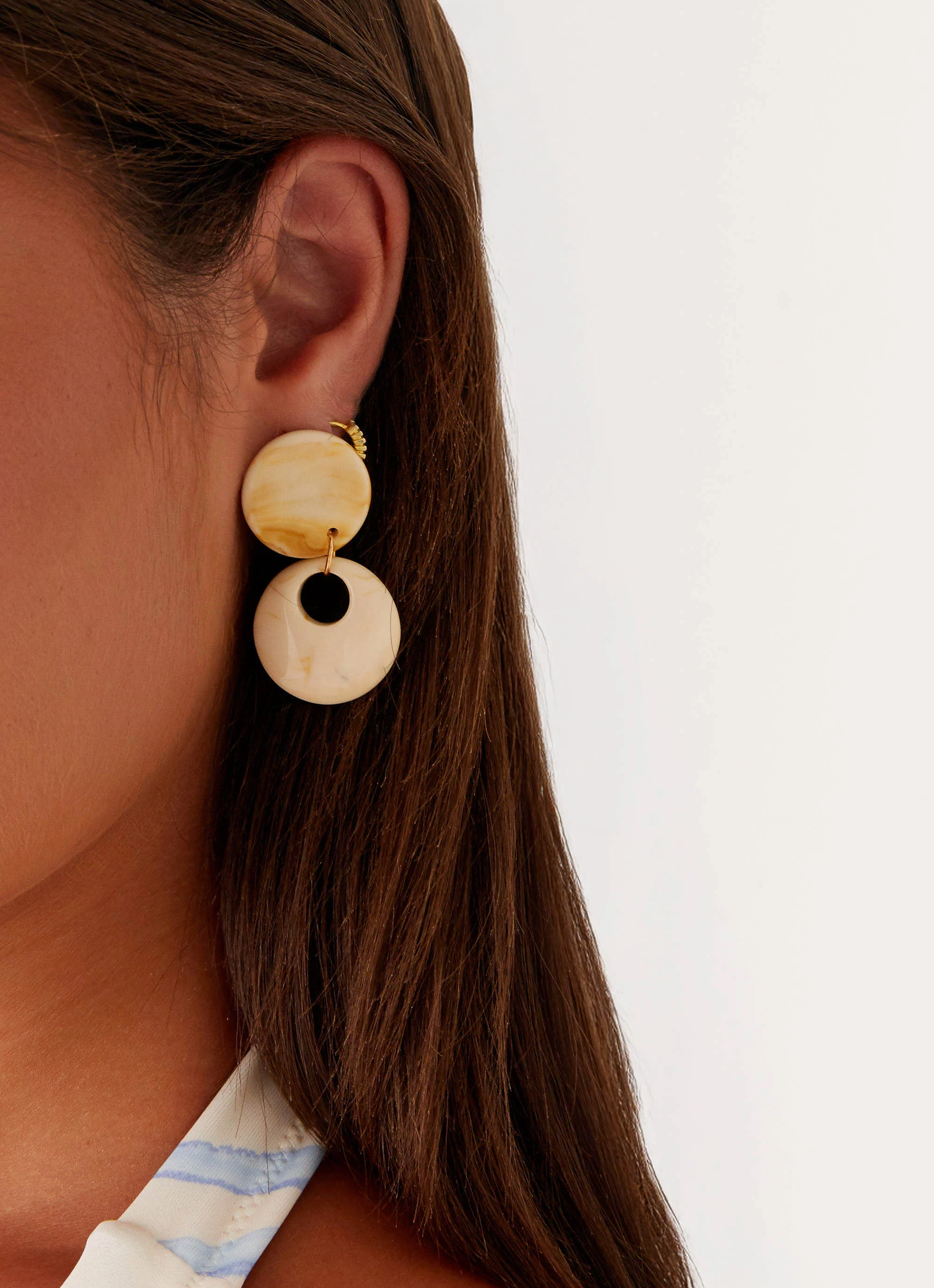 Eraz Earrings - Ivory