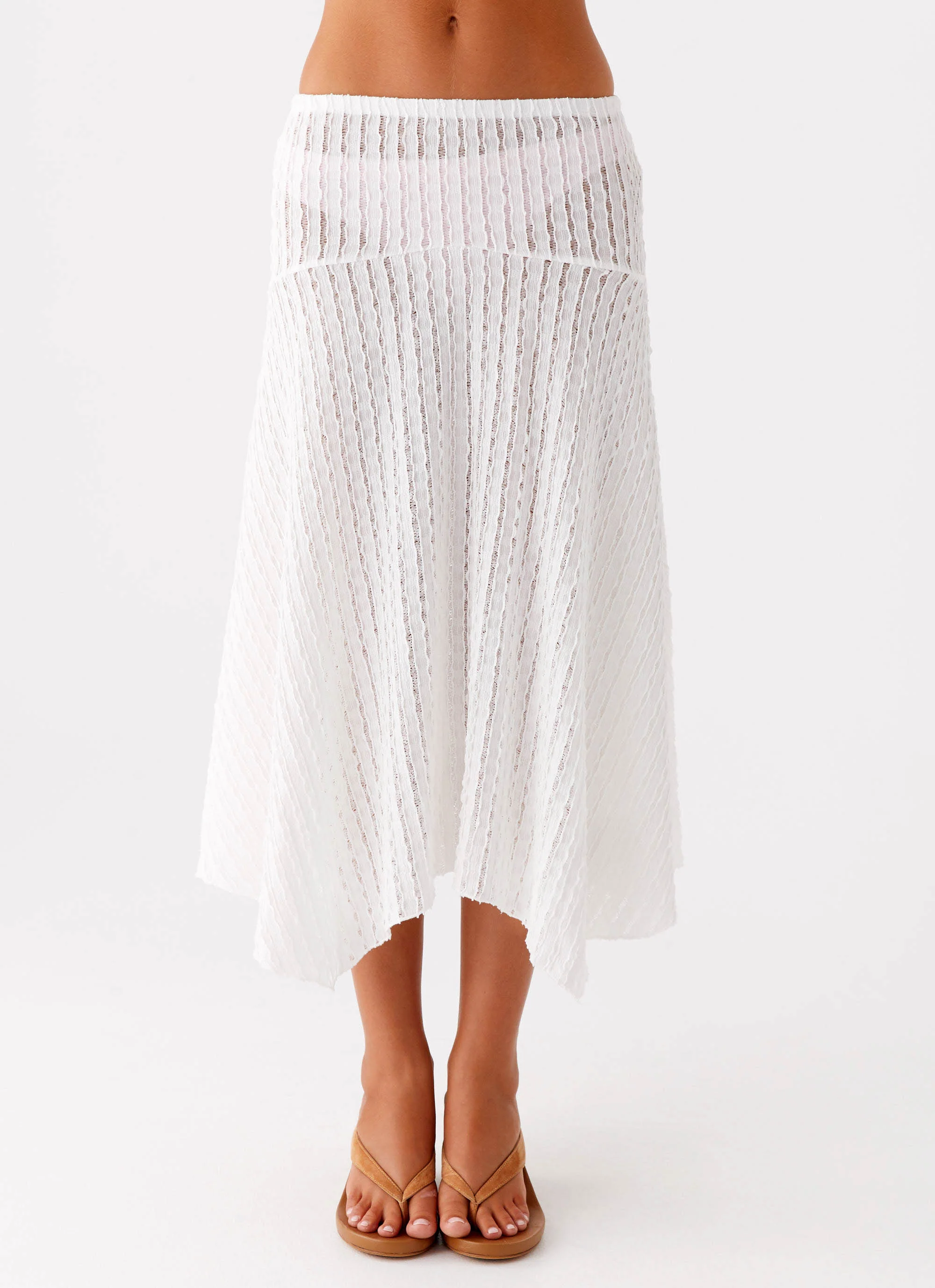 Katta Midi Skirt - Ivory