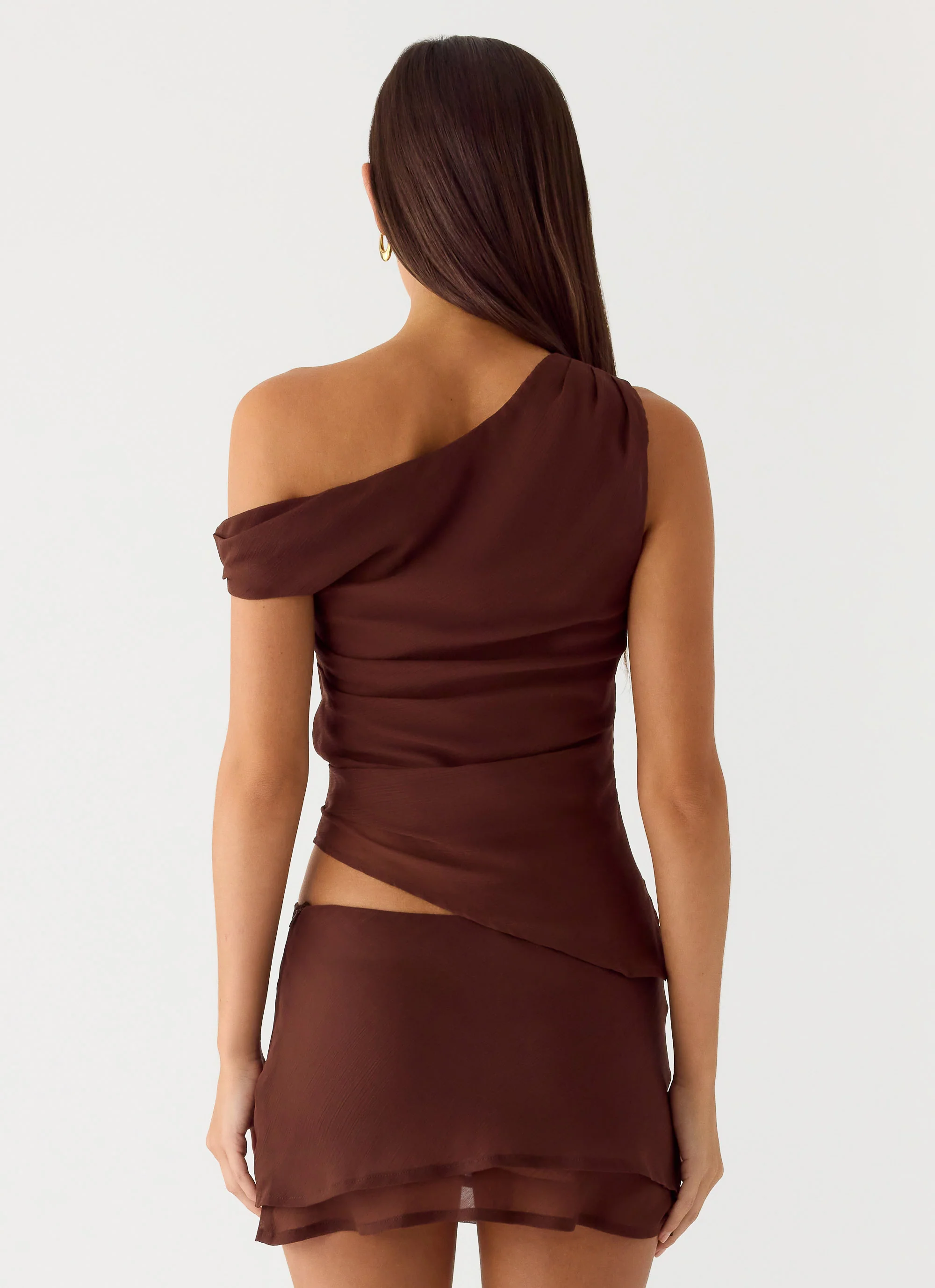Caleb Mini Skirt - Chocolate