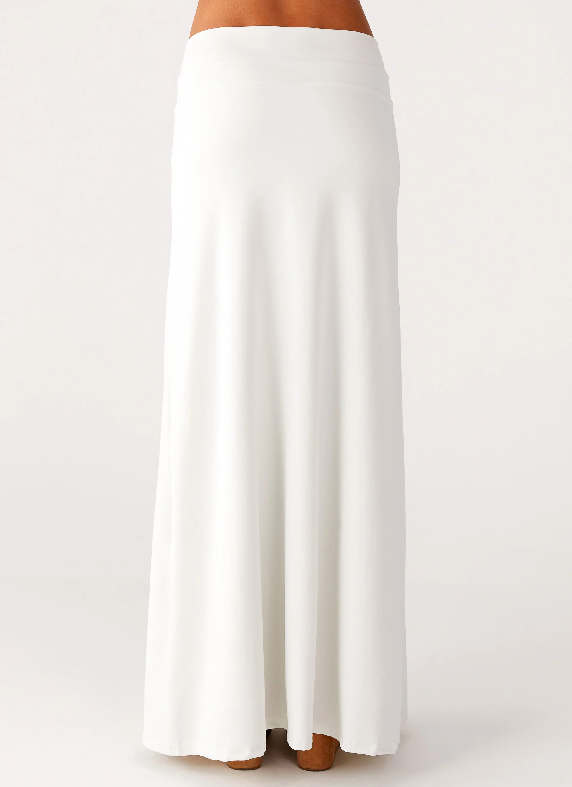 Shoreline Glow Maxi Skirt - Off White