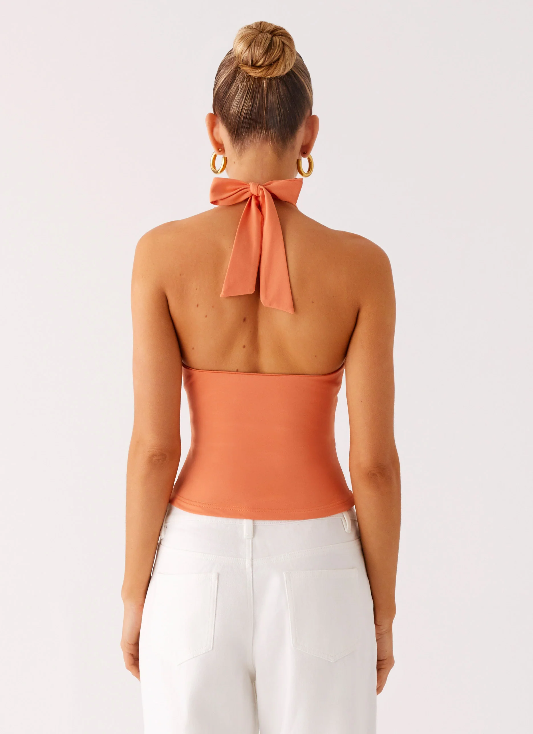 Kirra Halter Top - Peach