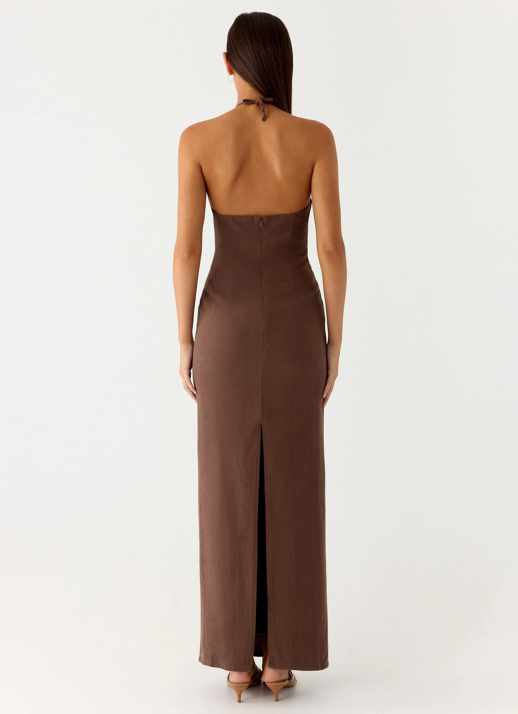 Bloomers Maxi Dress - Brown