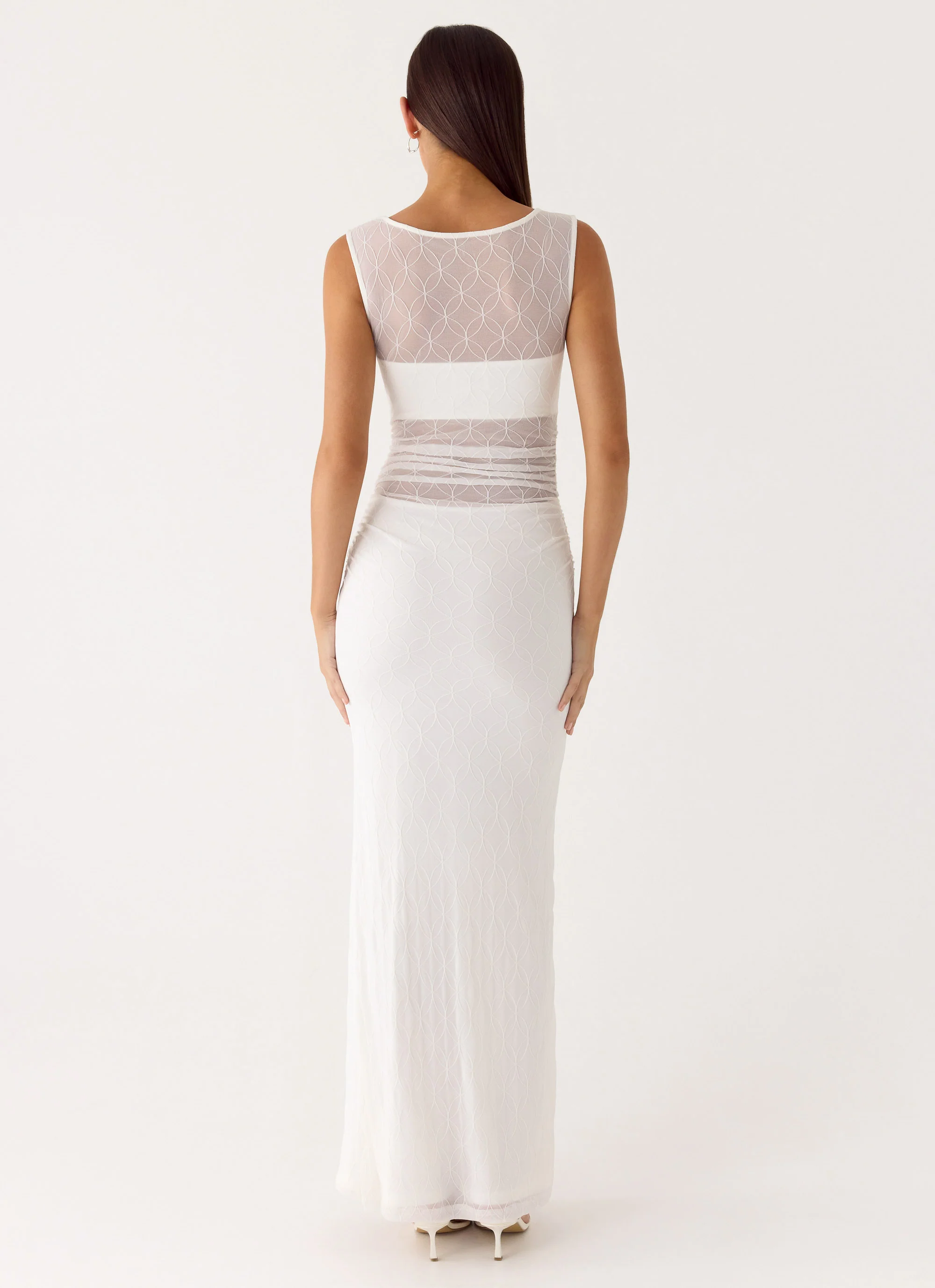 Sabre Maxi Dress - White