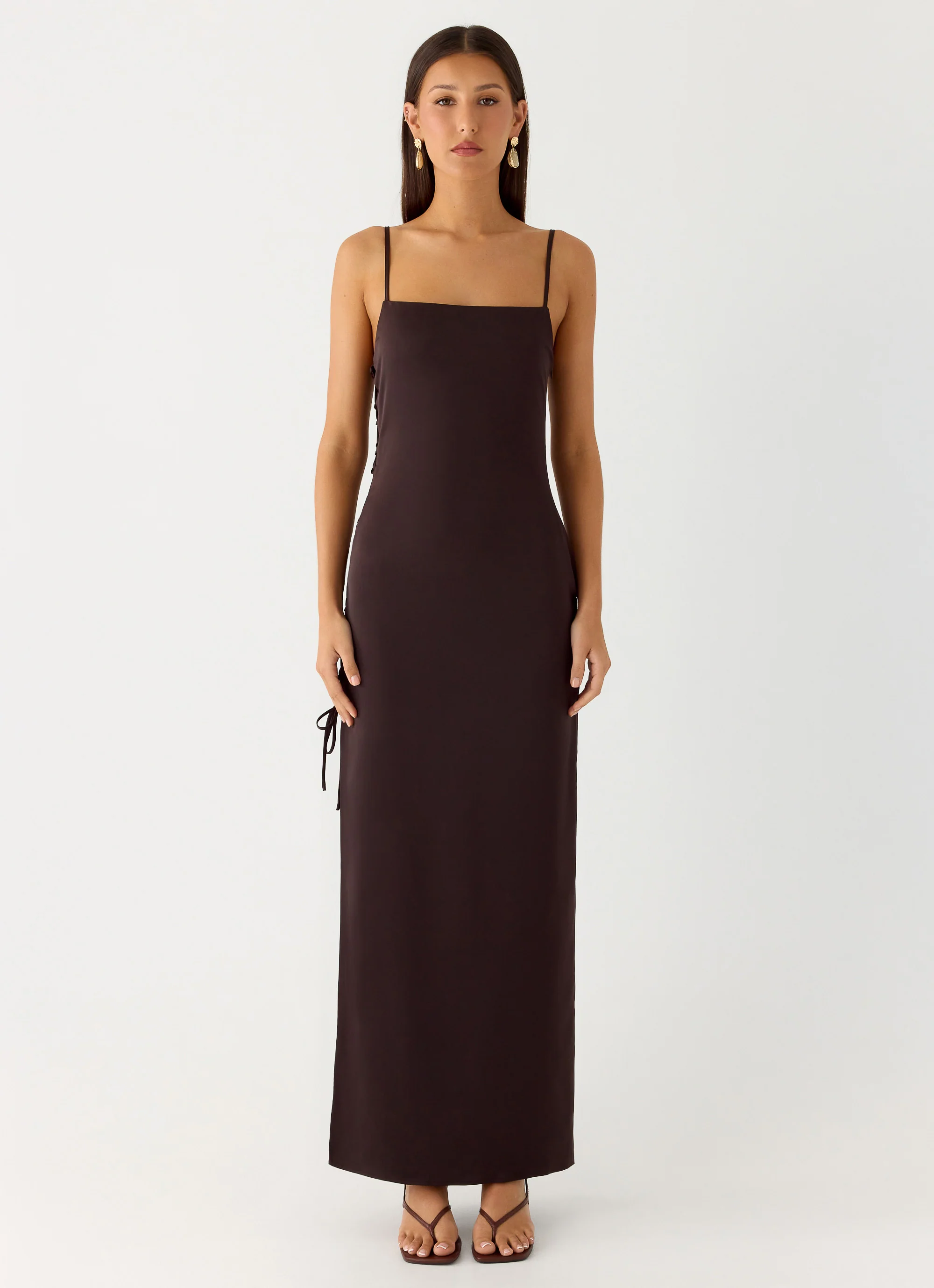 Hartwell Maxi Dress - Chocolate