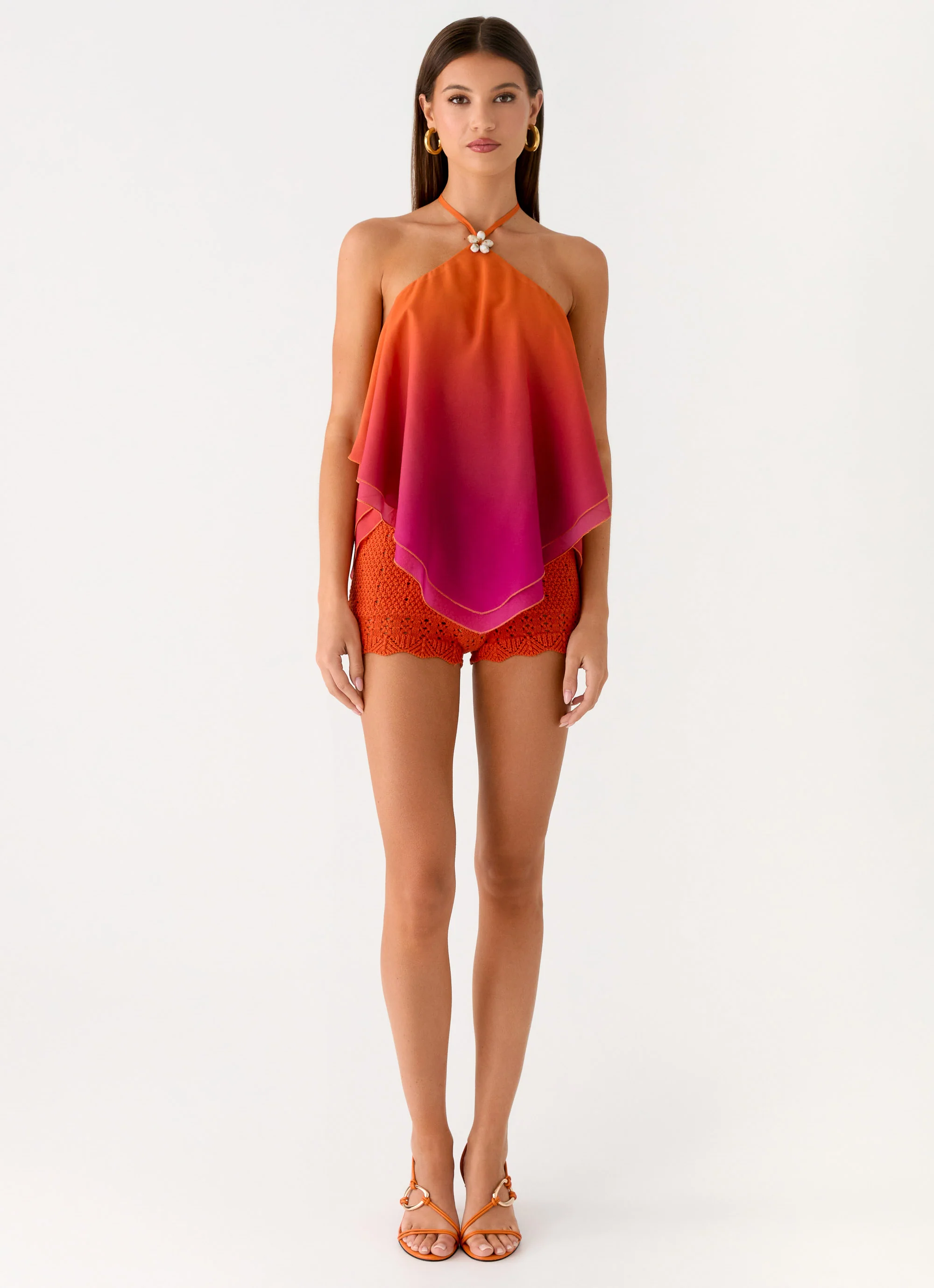 Twin Flame Top - Orange