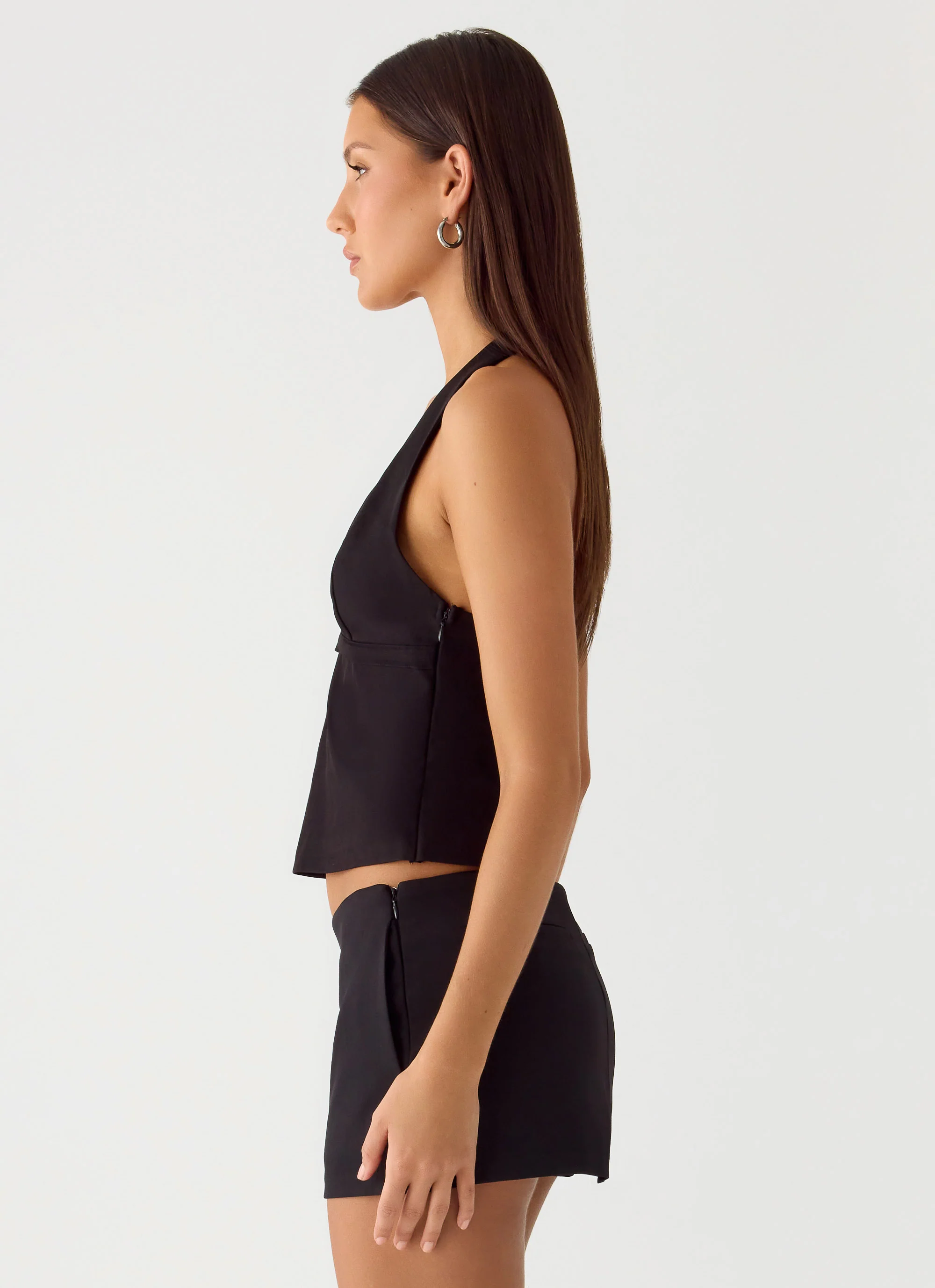 Mirna Halter Top - Black