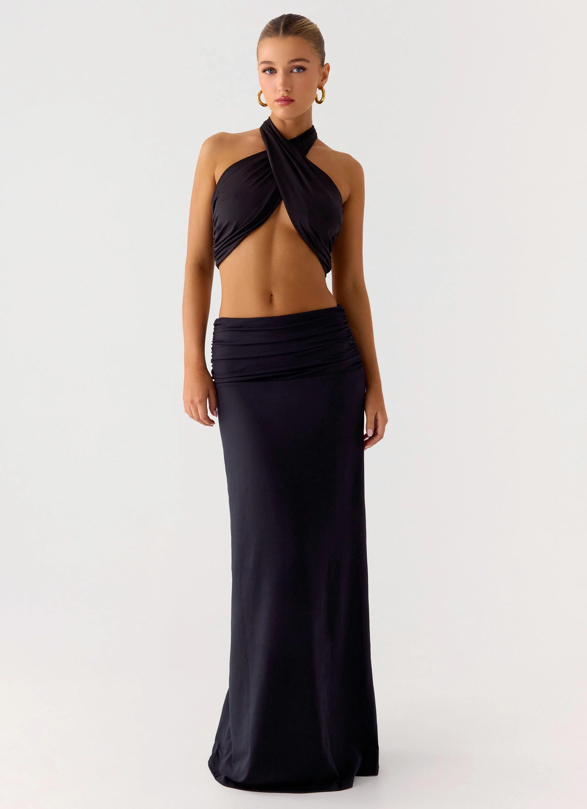 Elisabetta Maxi Skirt - Black