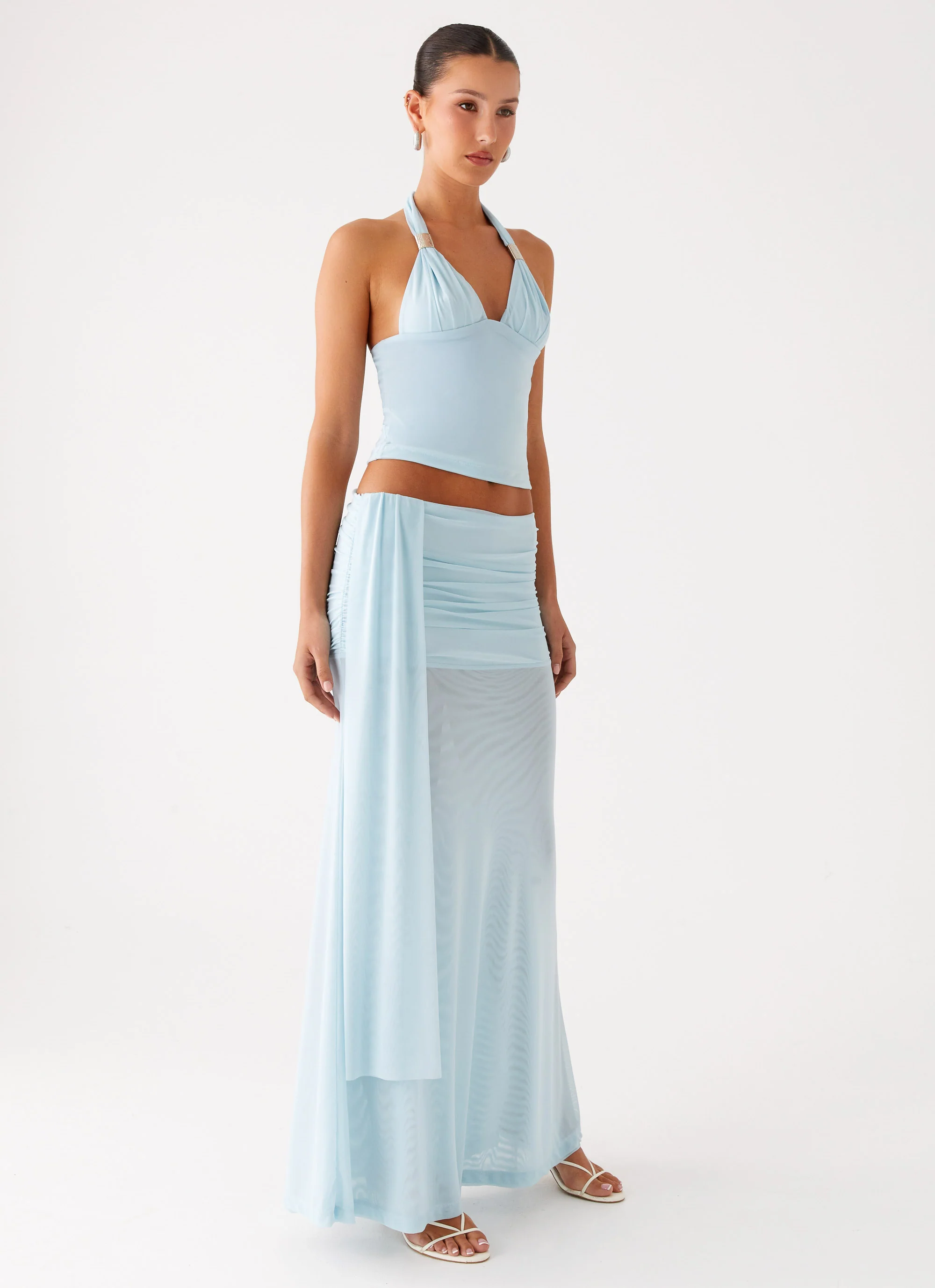 Blaze Maxi Skirt - Blue
